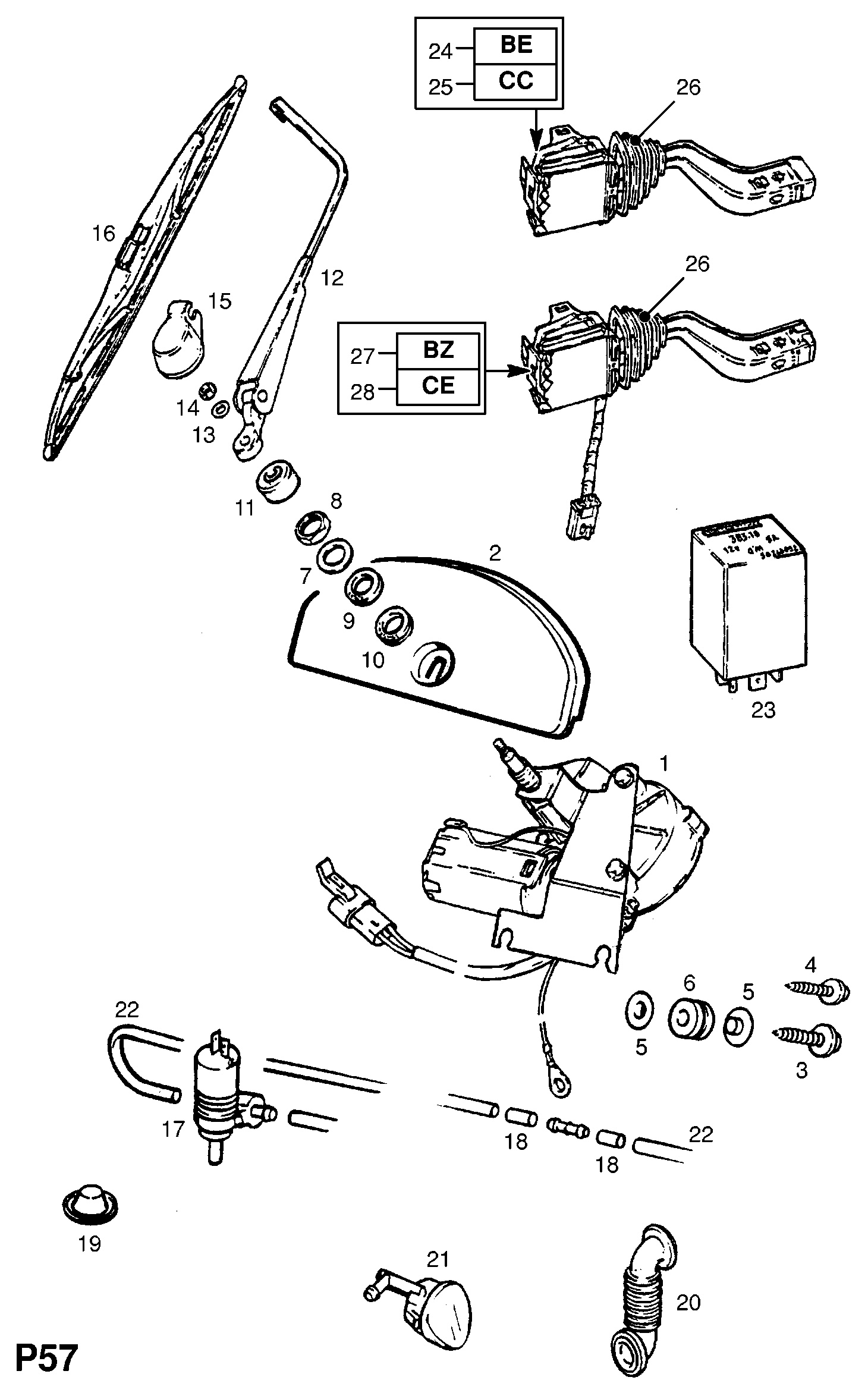 General Motors 14 50 162 - Водяной насос, система очистки окон unicars.by