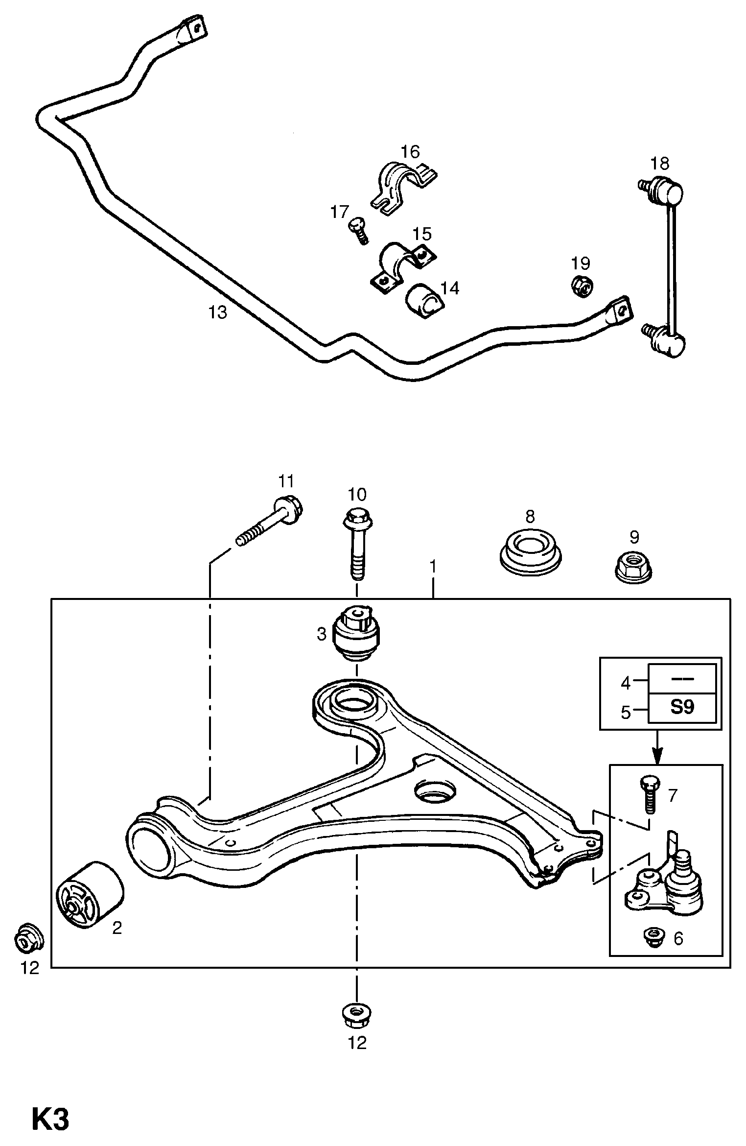 Opel 3 52 830 - Наконечник рулевой тяги, шарнир unicars.by