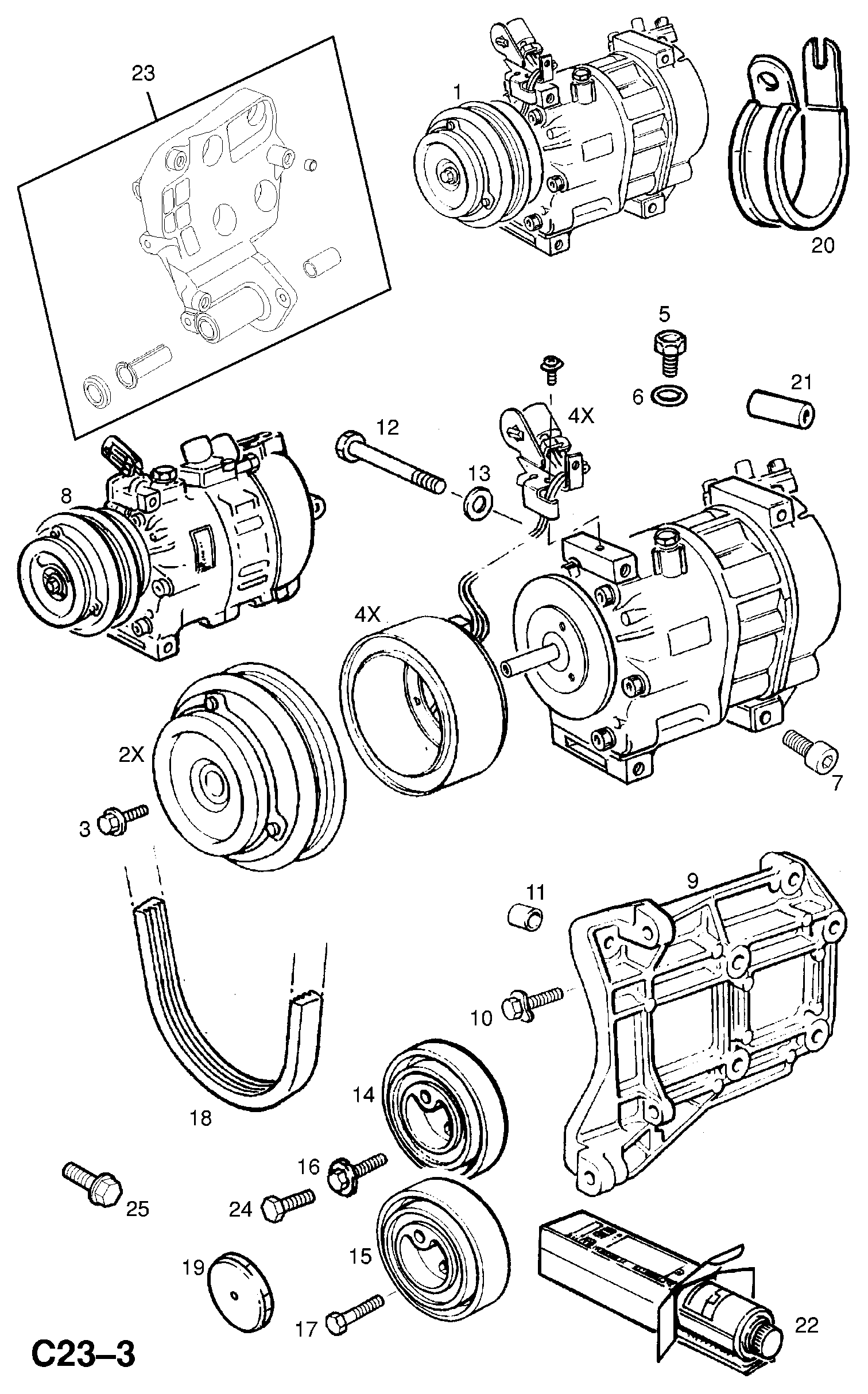 General Motors 1854722 - Поликлиновой ремень unicars.by