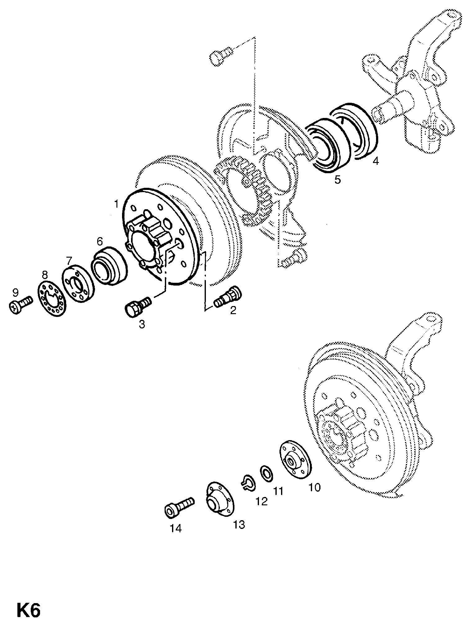 Opel 330023 - Комплект подшипника ступицы колеса unicars.by