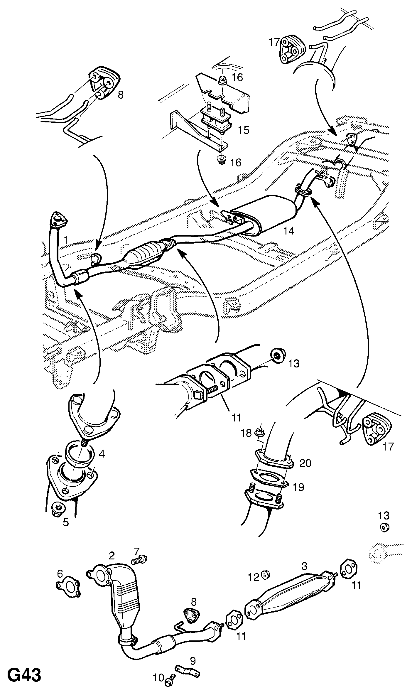 Opel 5850645 - Прокладка, труба выхлопного газа unicars.by