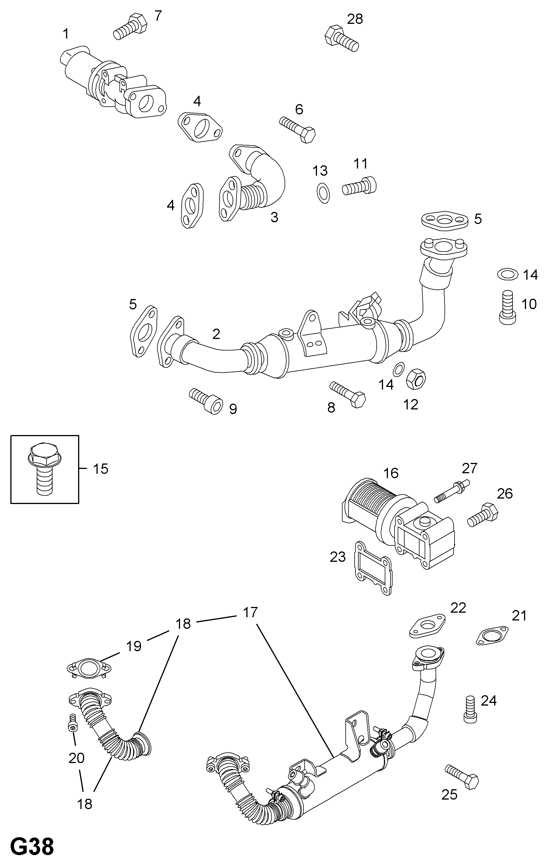 Opel 5851055 - Клапан возврата ОГ unicars.by