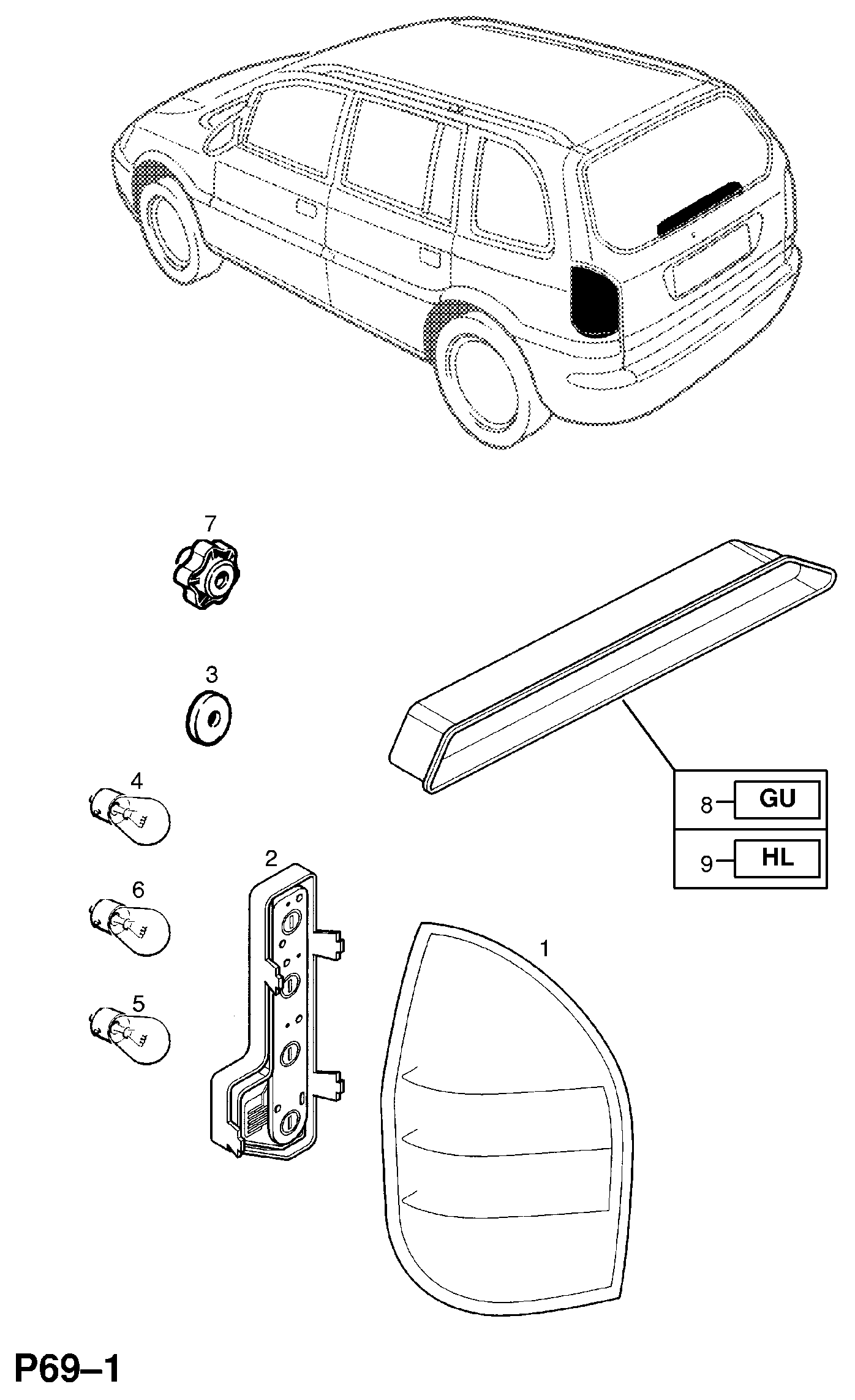 Opel 20 98 401 - Лампа накаливания, освещение щитка приборов unicars.by