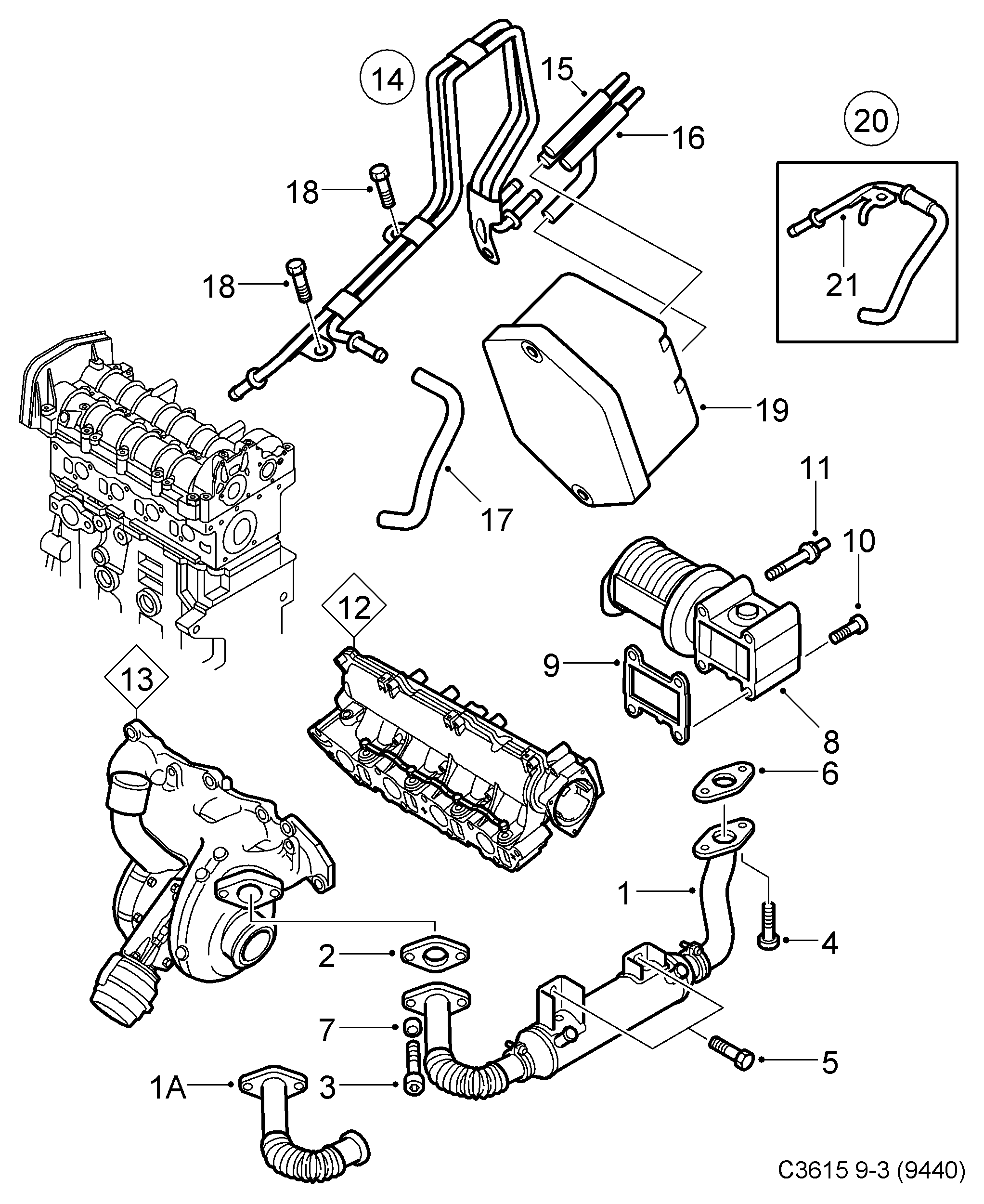 Opel 93181981 - Клапан возврата ОГ unicars.by