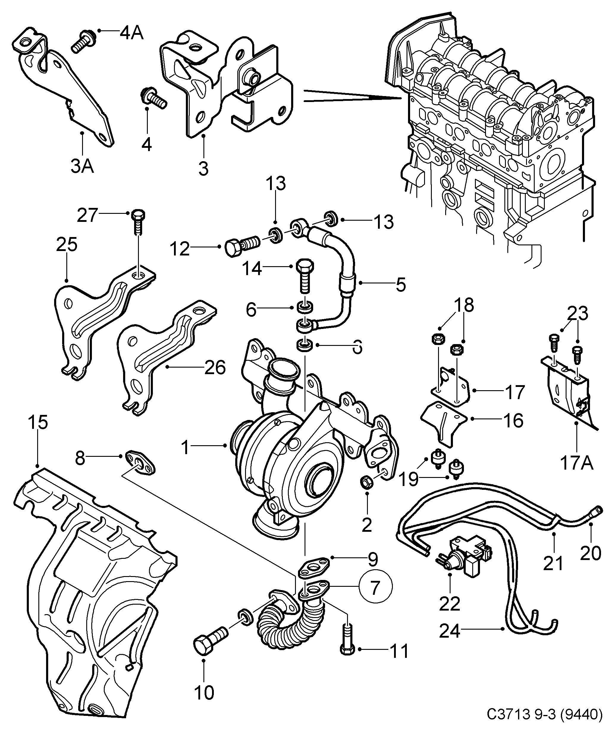 FIAT 93192073 - Турбина, компрессор unicars.by