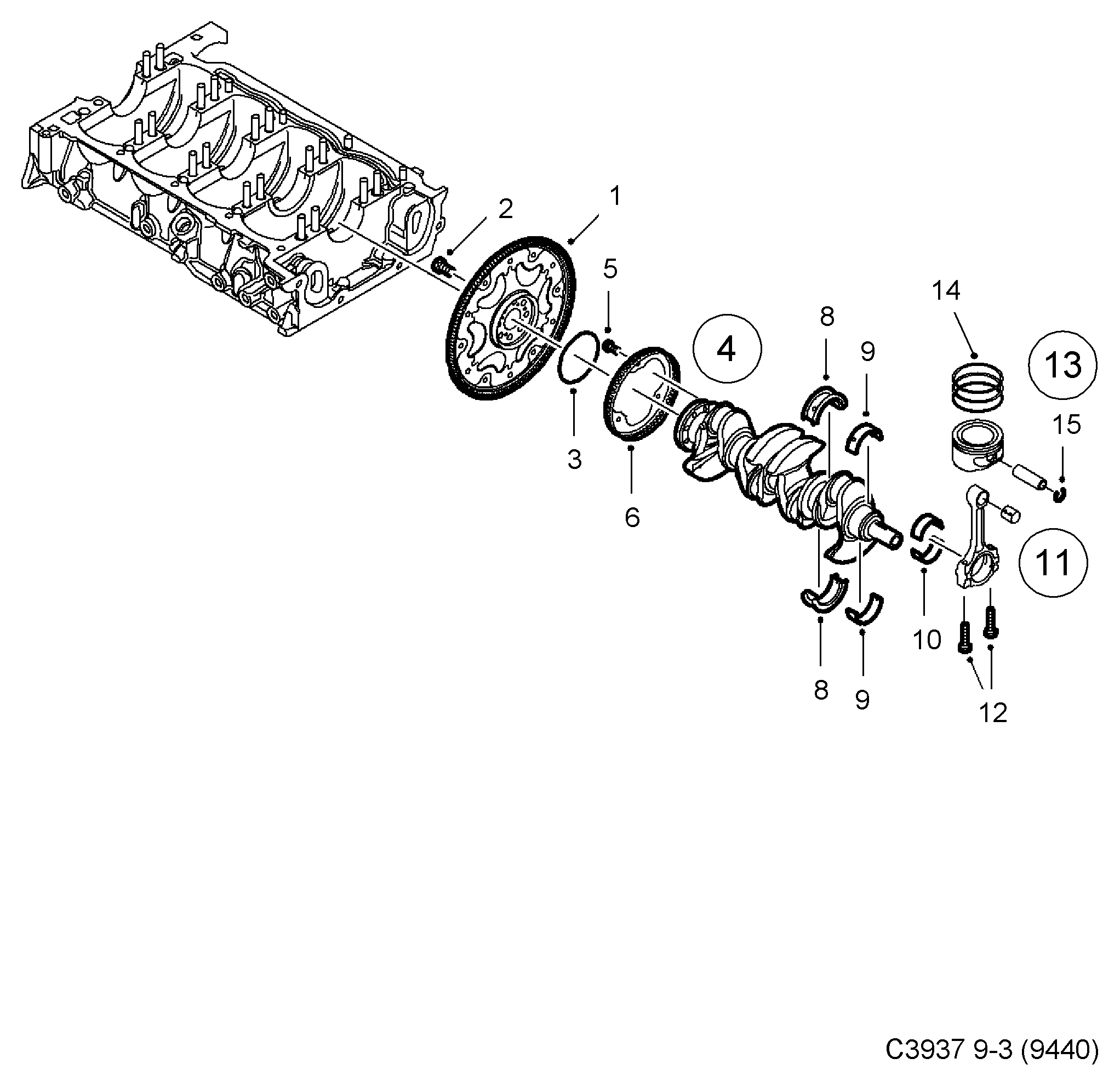 General Motors 90325572 - Уплотняющее кольцо, коленчатый вал unicars.by