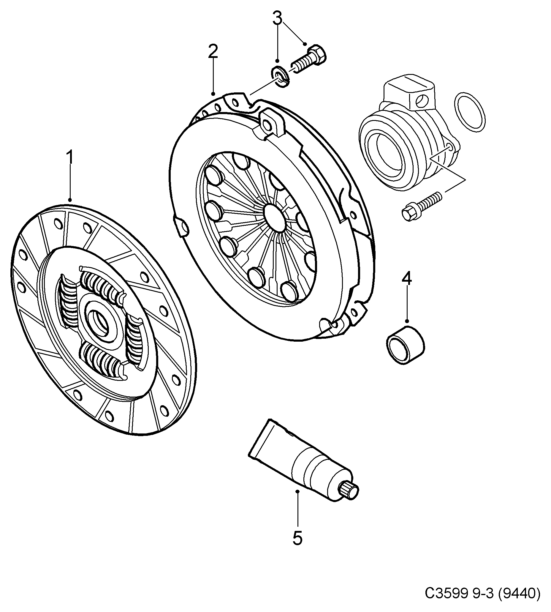 General Motors 55556349 - Комплект сцепления unicars.by