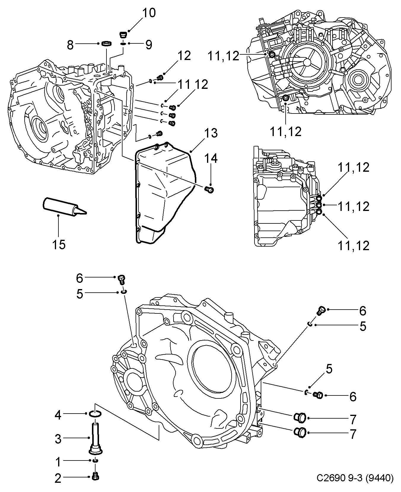 General Motors 93165267 - Прокладка, масляная ванна unicars.by