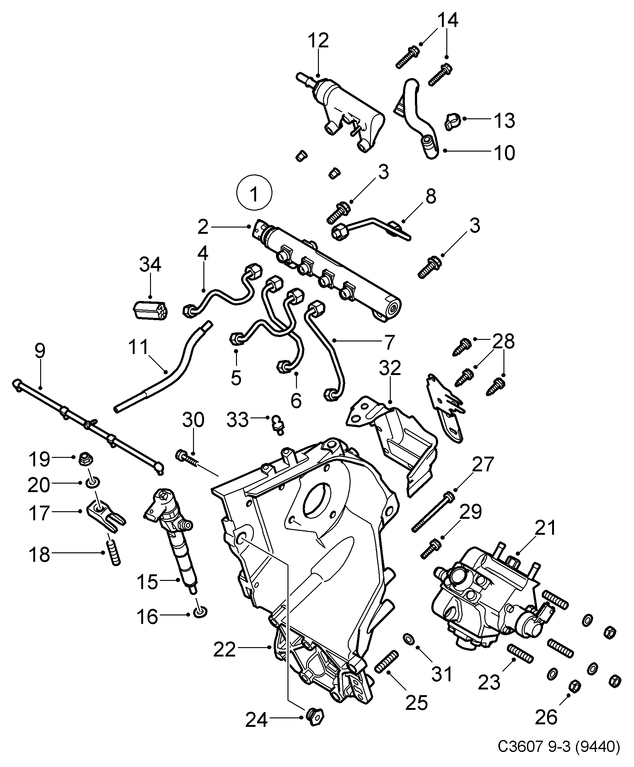 General Motors 93185626 - Датчик, давление подачи топлива unicars.by