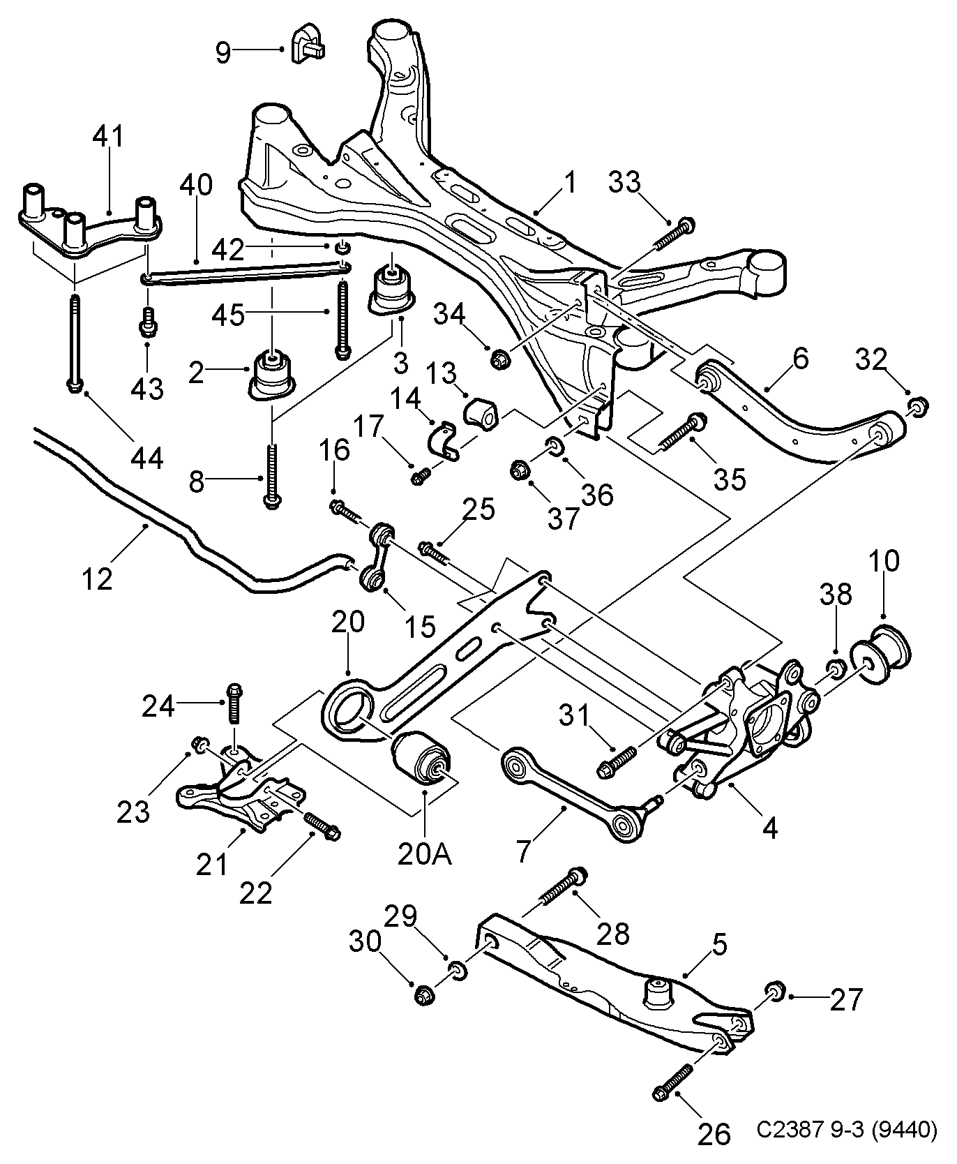 DAEWOO 13105744 - Рычаг подвески колеса unicars.by