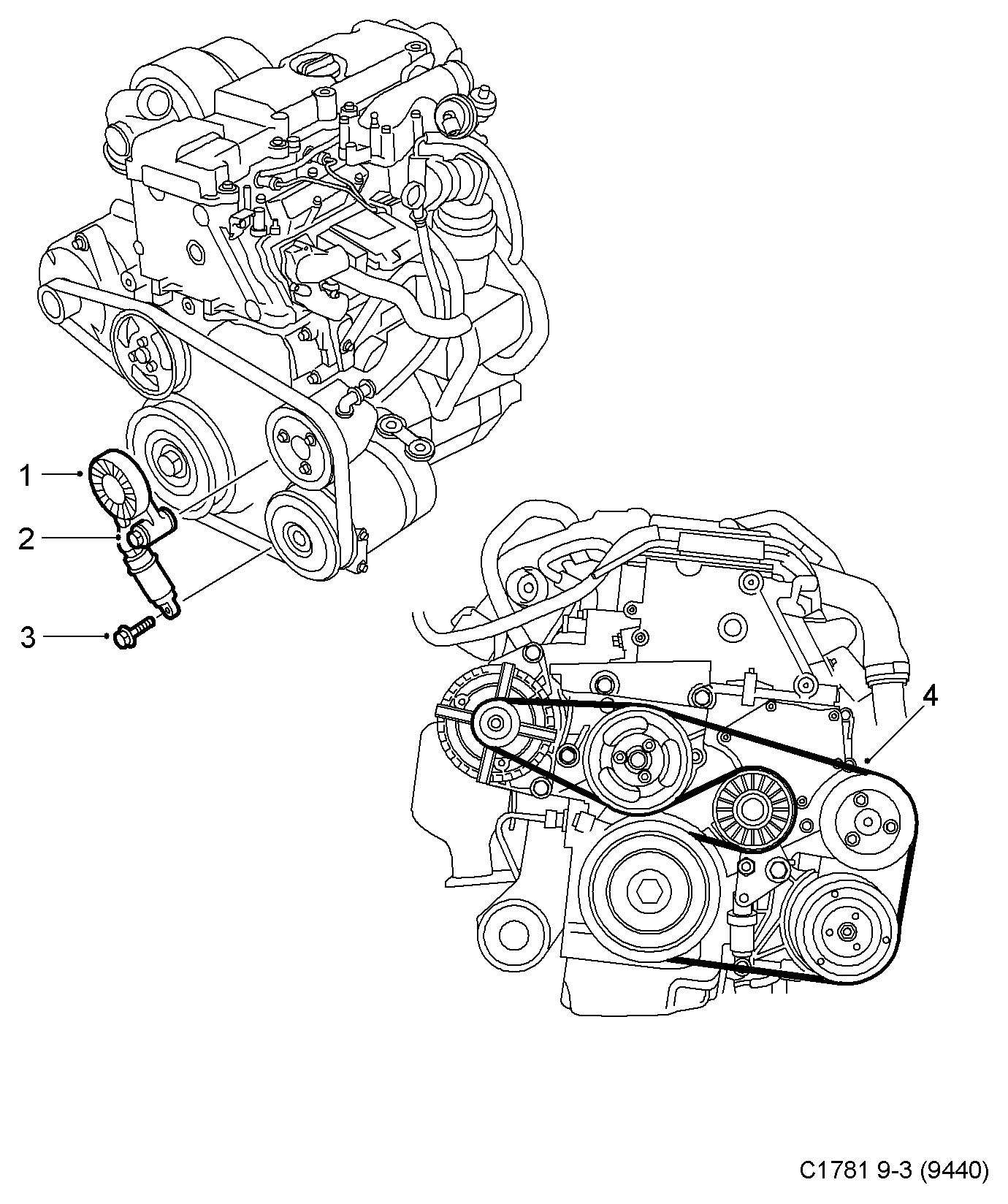 Opel 24452030 - Поликлиновой ремень unicars.by