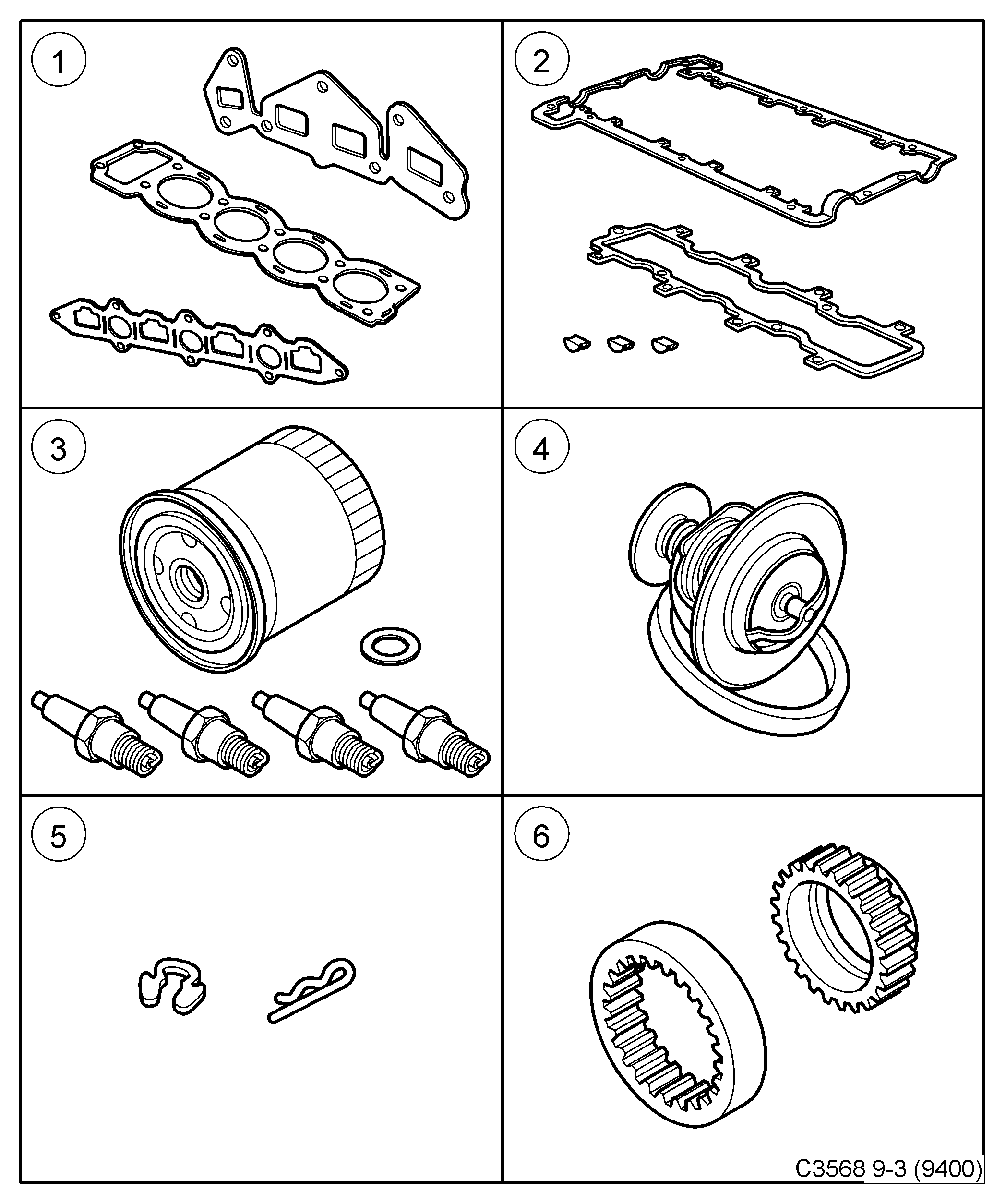 Chevrolet 93186554 - Масляный фильтр unicars.by