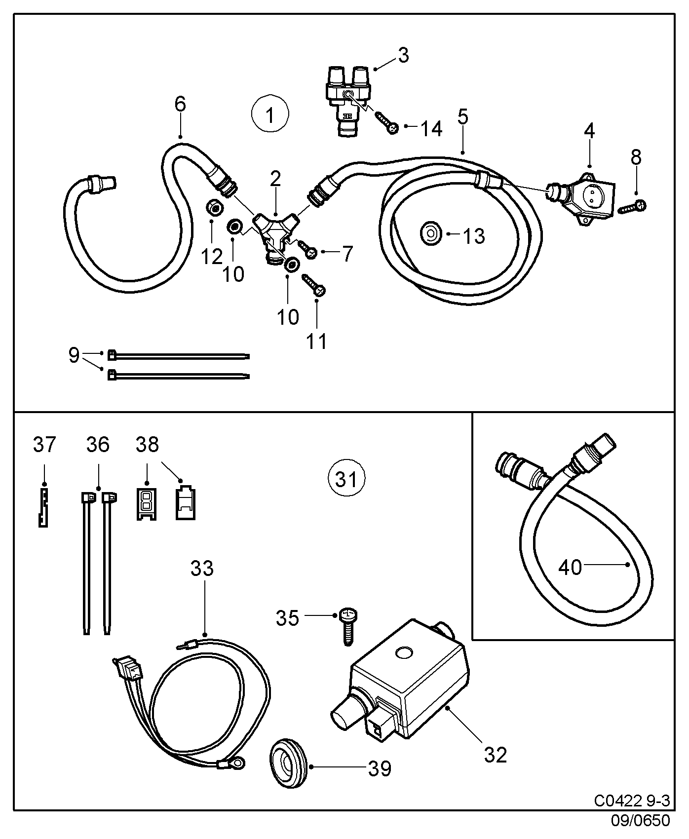 Vauxhall 9121112 - Поликлиновый ременный комплект unicars.by