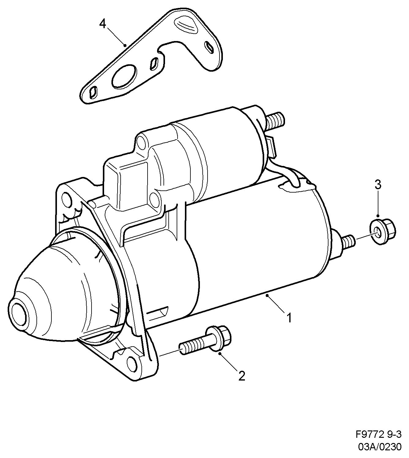 General Motors 9544537 - Стартер unicars.by