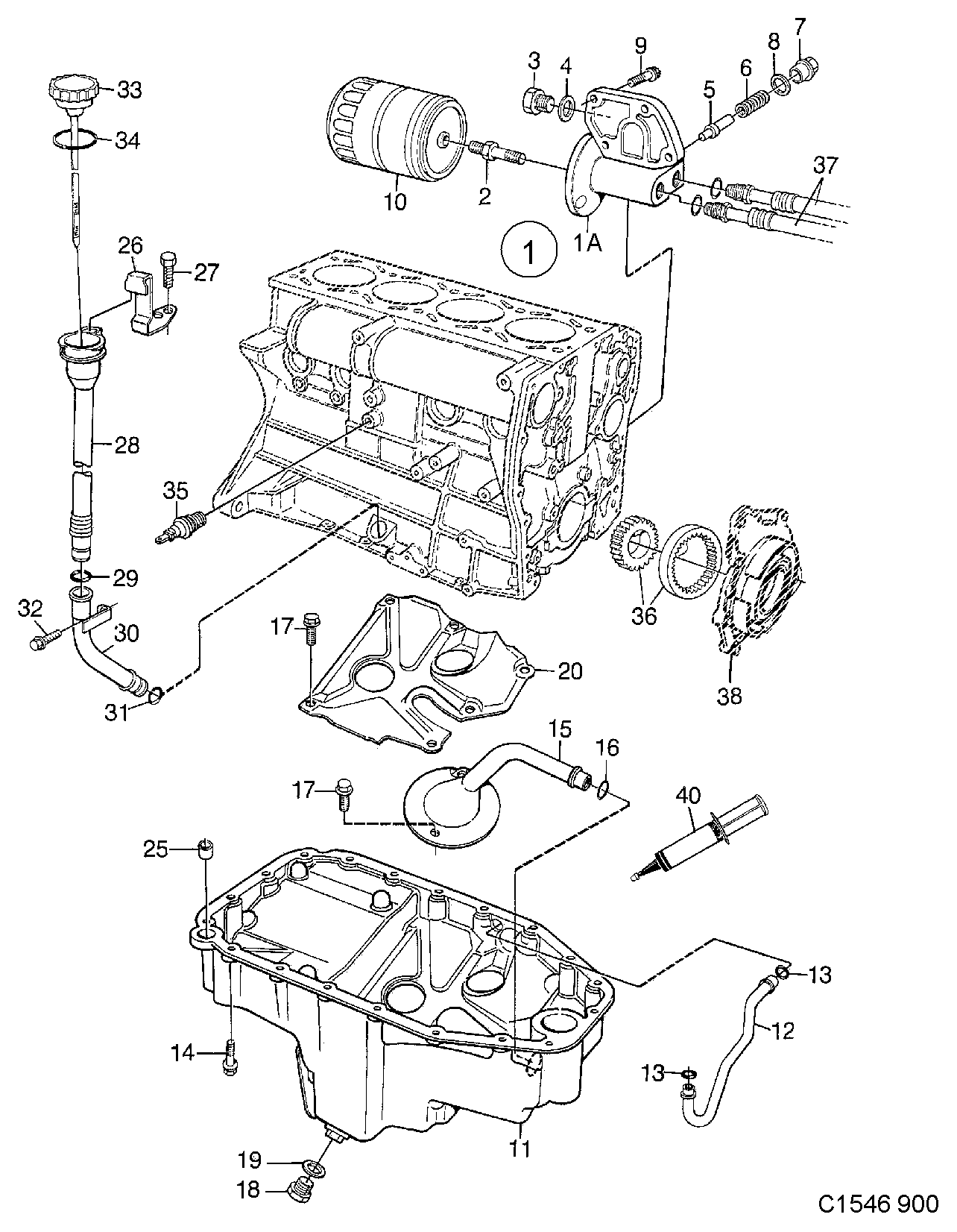 SAAB 9144445 - Масляный фильтр unicars.by