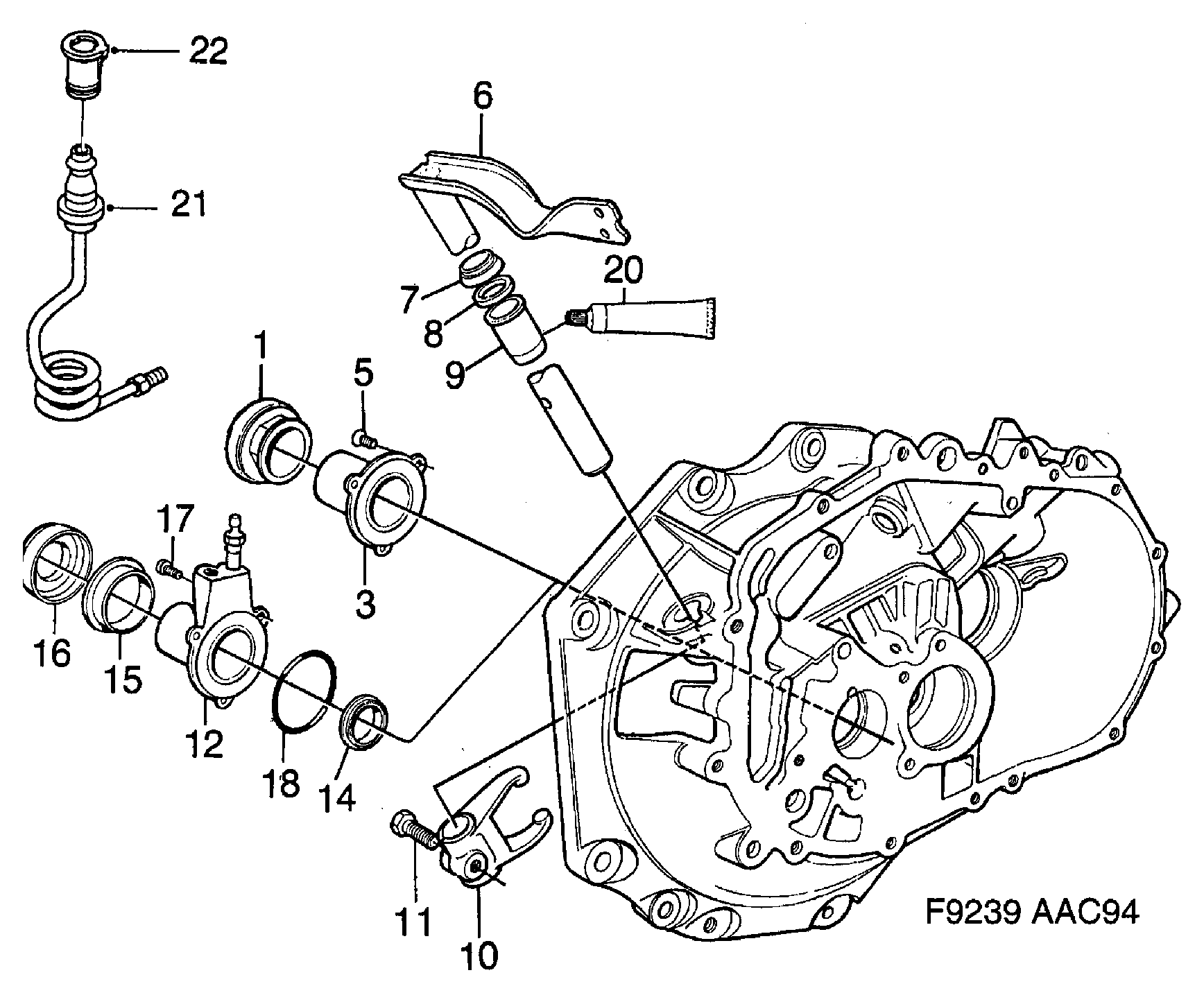 Vauxhall 8732232 - Выжимной подшипник сцепления unicars.by