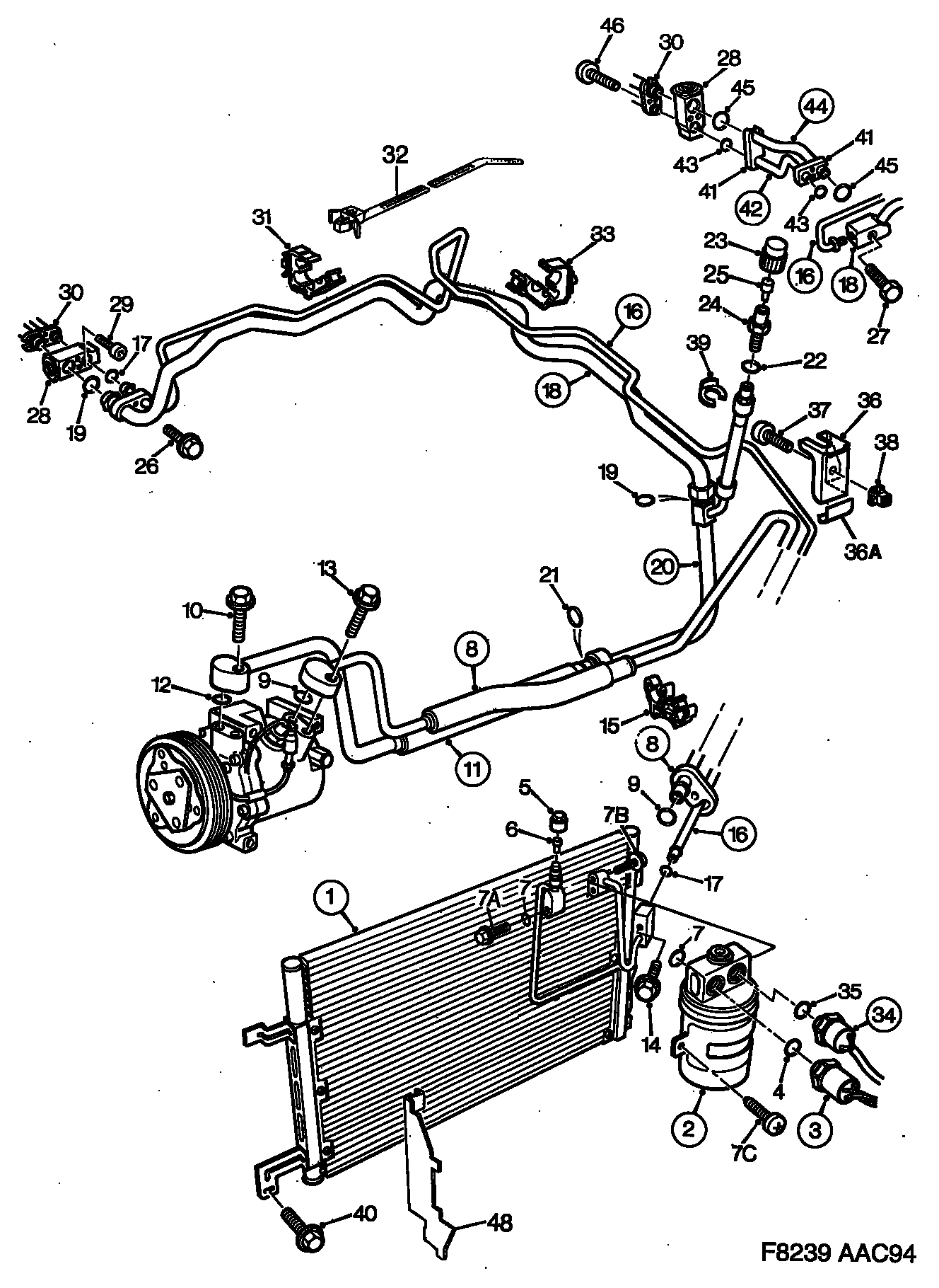 Opel 5045166 - Расширительный клапан, кондиционер unicars.by