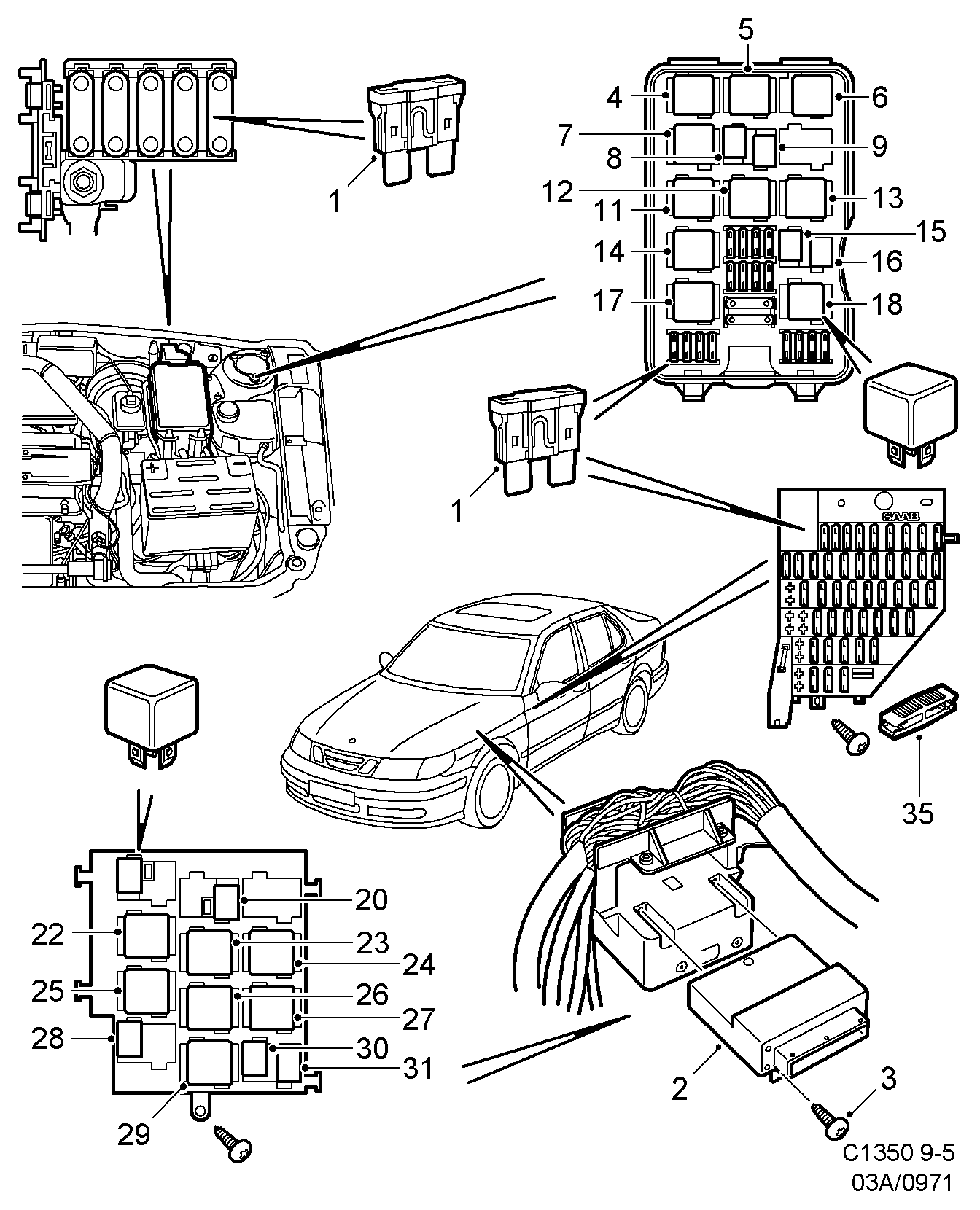 Scania 8533176 - Реле, рабочий ток unicars.by