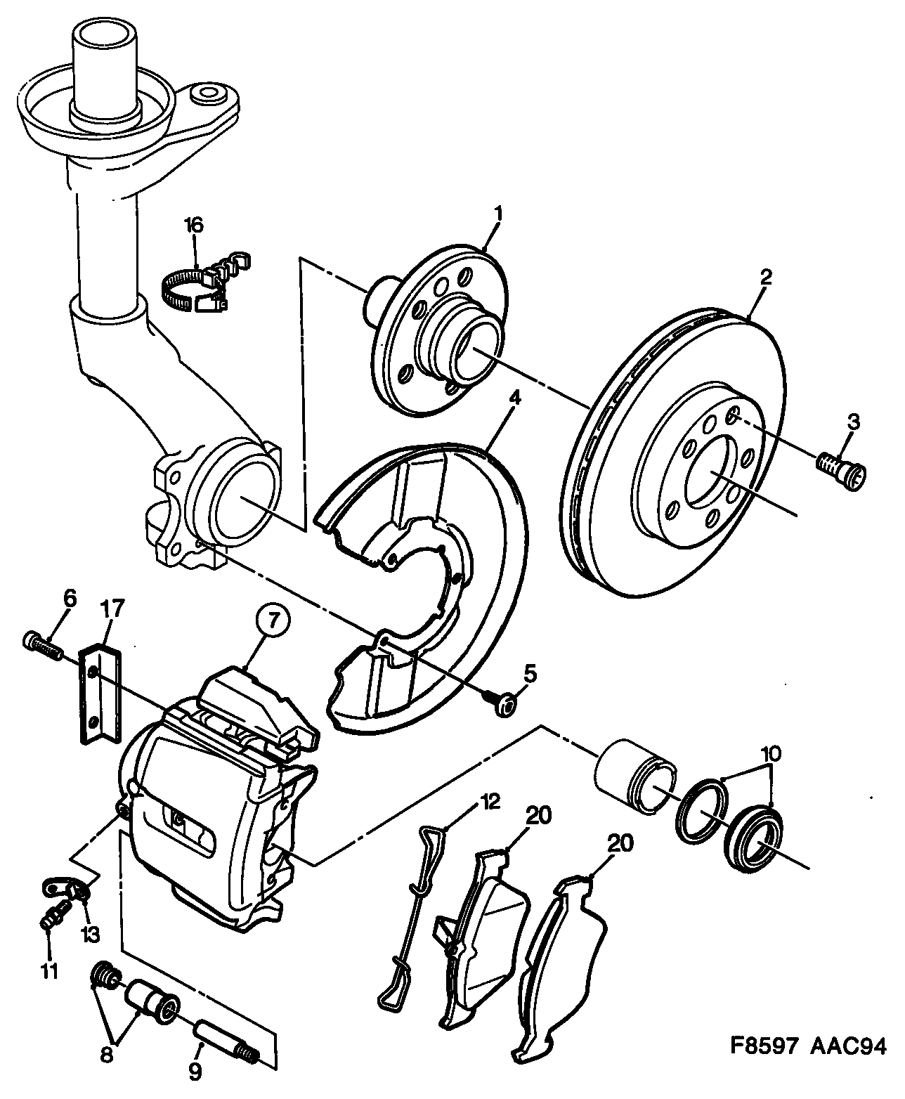 Opel 4241428 - Тормозной диск unicars.by