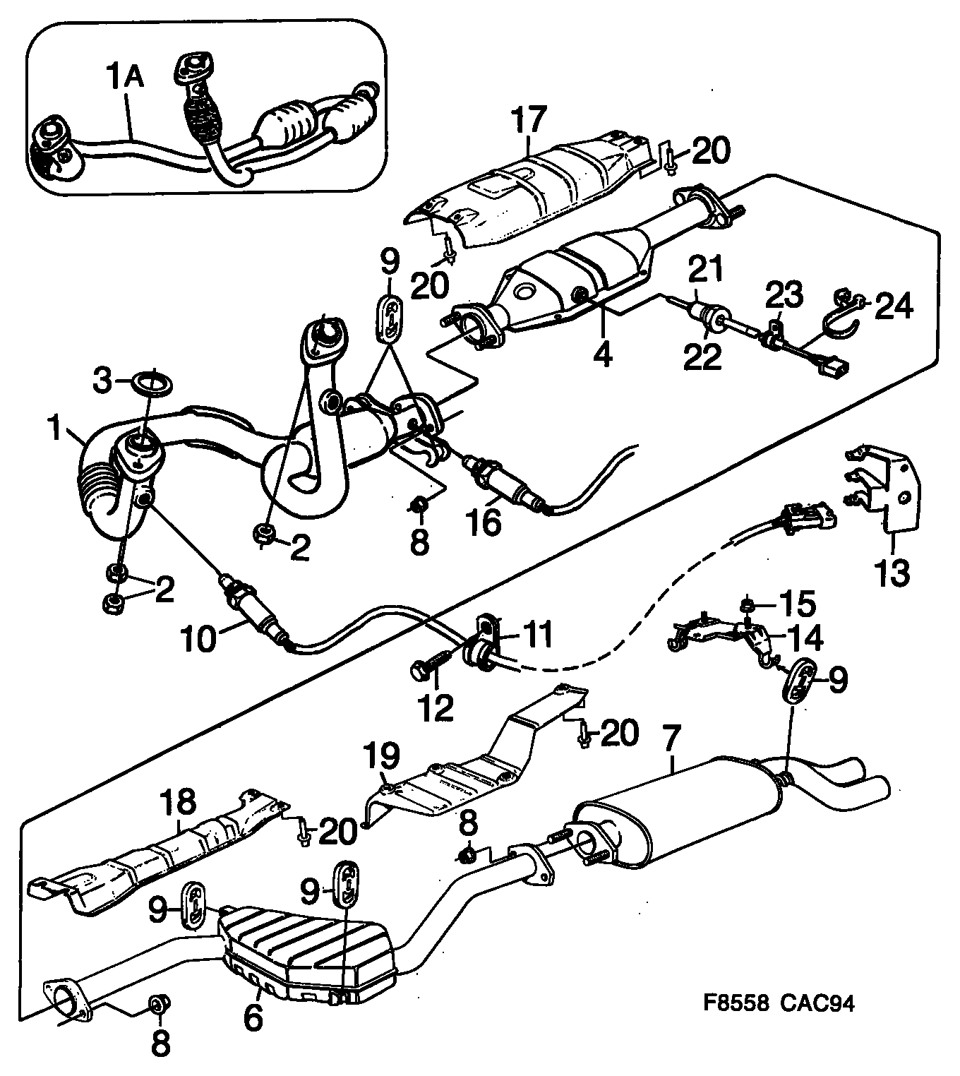 Opel 4660163 - Лямбда-зонд, датчик кислорода unicars.by