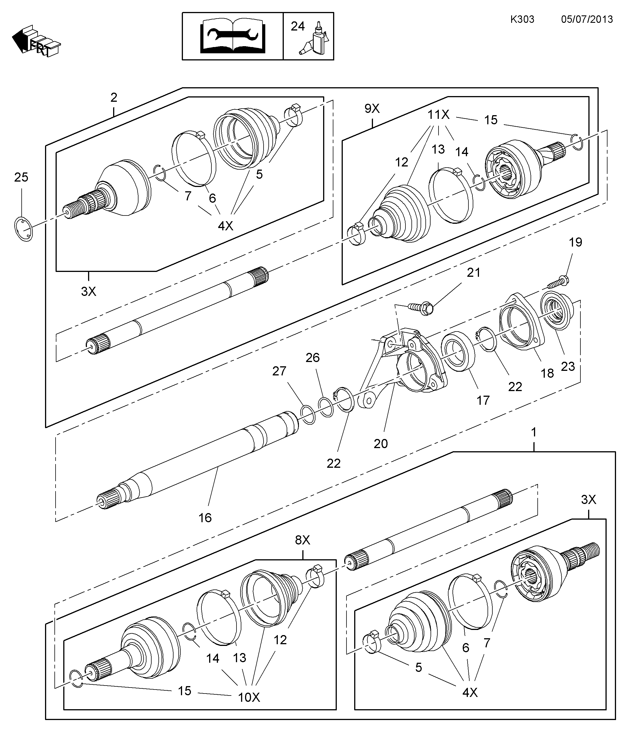 CITROËN/PEUGEOT 3748-37 - Комплект подшипника ступицы колеса unicars.by