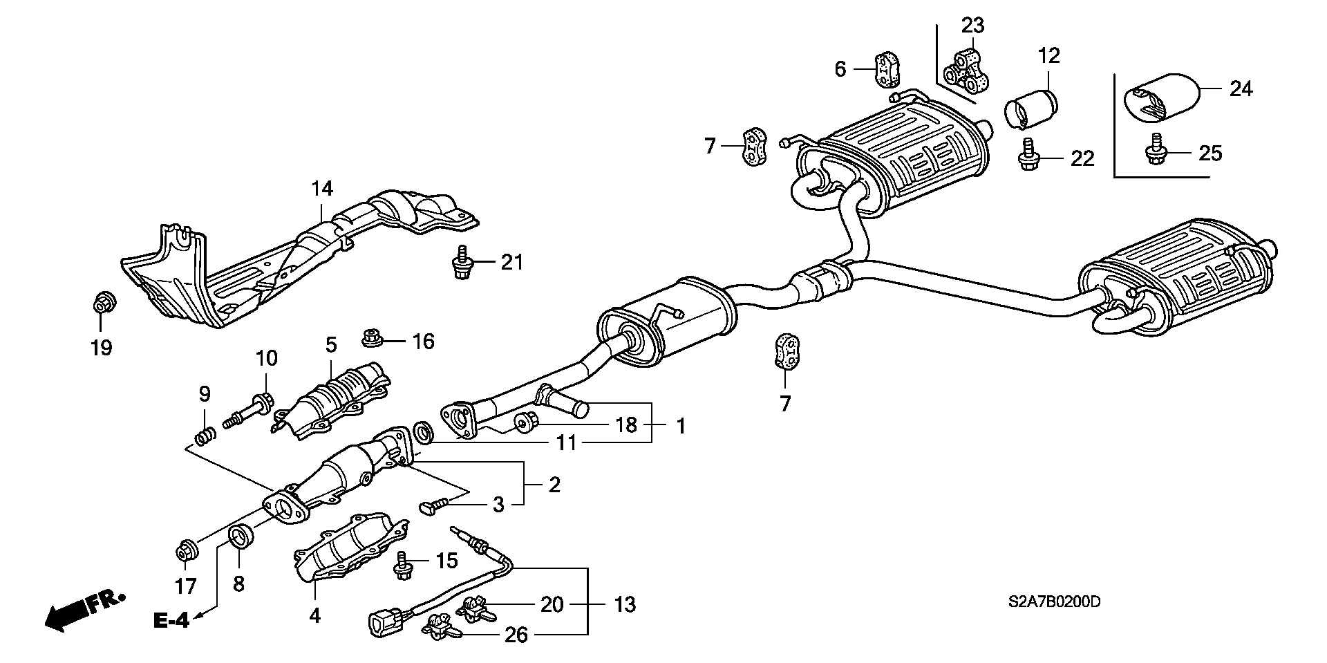 Honda 18215-SP0-A00 - Втулка стабилизатора unicars.by