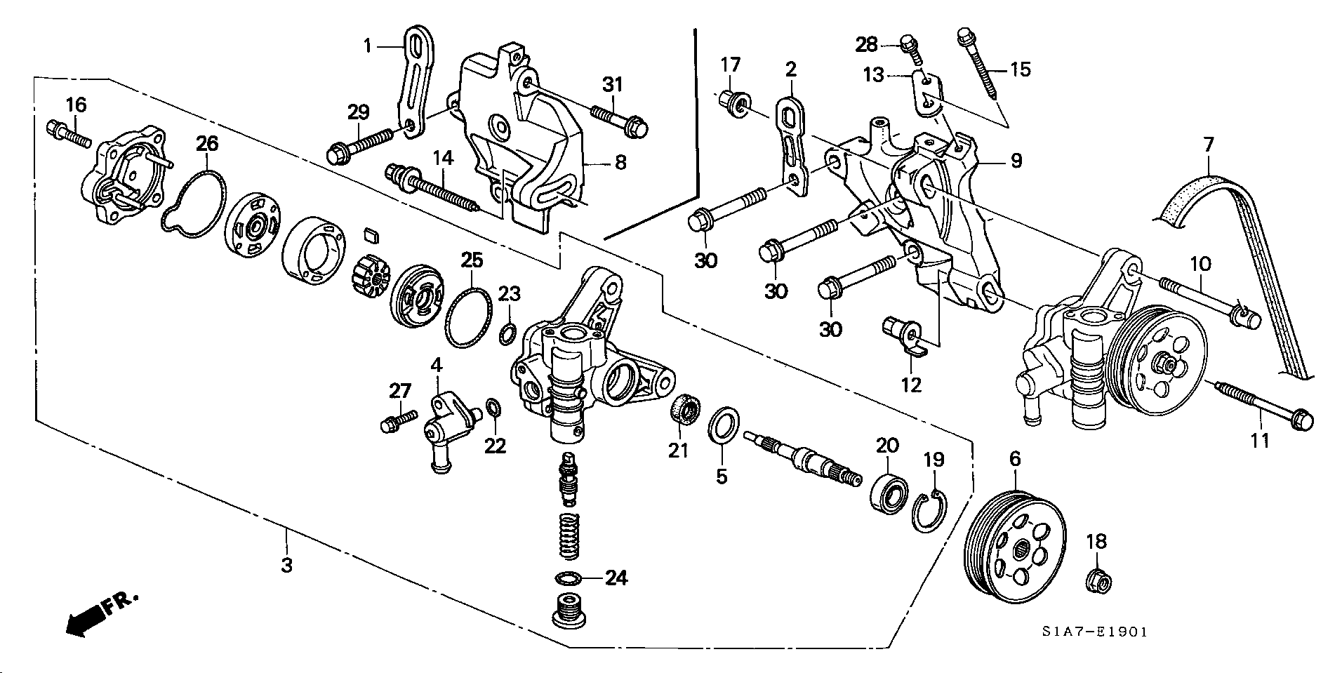 Honda 56992-PDA-E01 - Поликлиновой ремень unicars.by