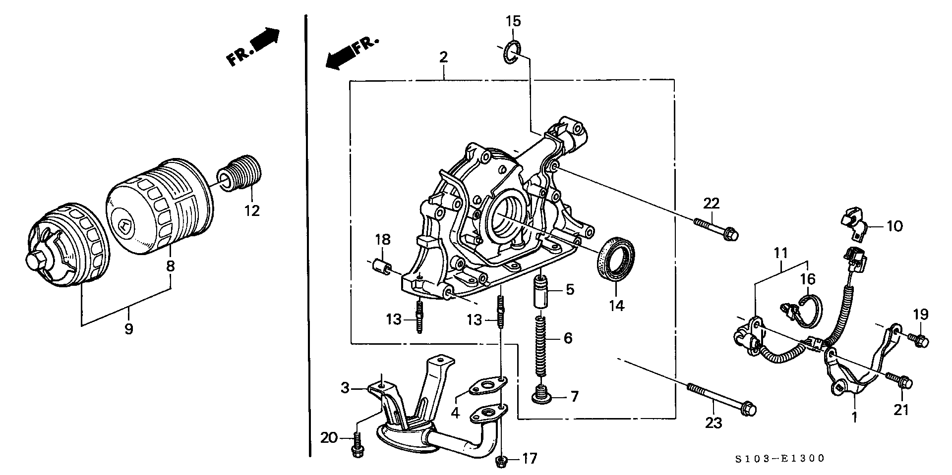 Honda 15400PR3315 - Масляный фильтр unicars.by