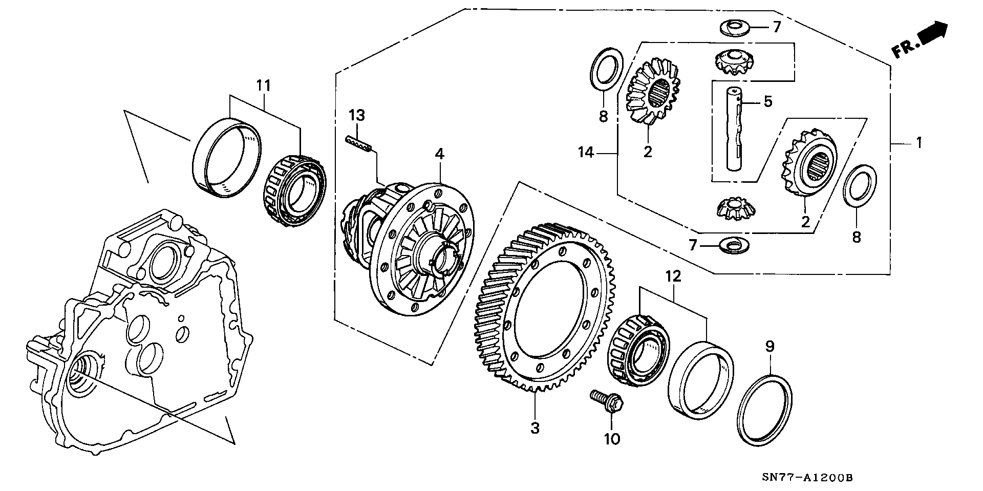 Honda 91006-PG4-003 - Подшипник ступицы колеса unicars.by