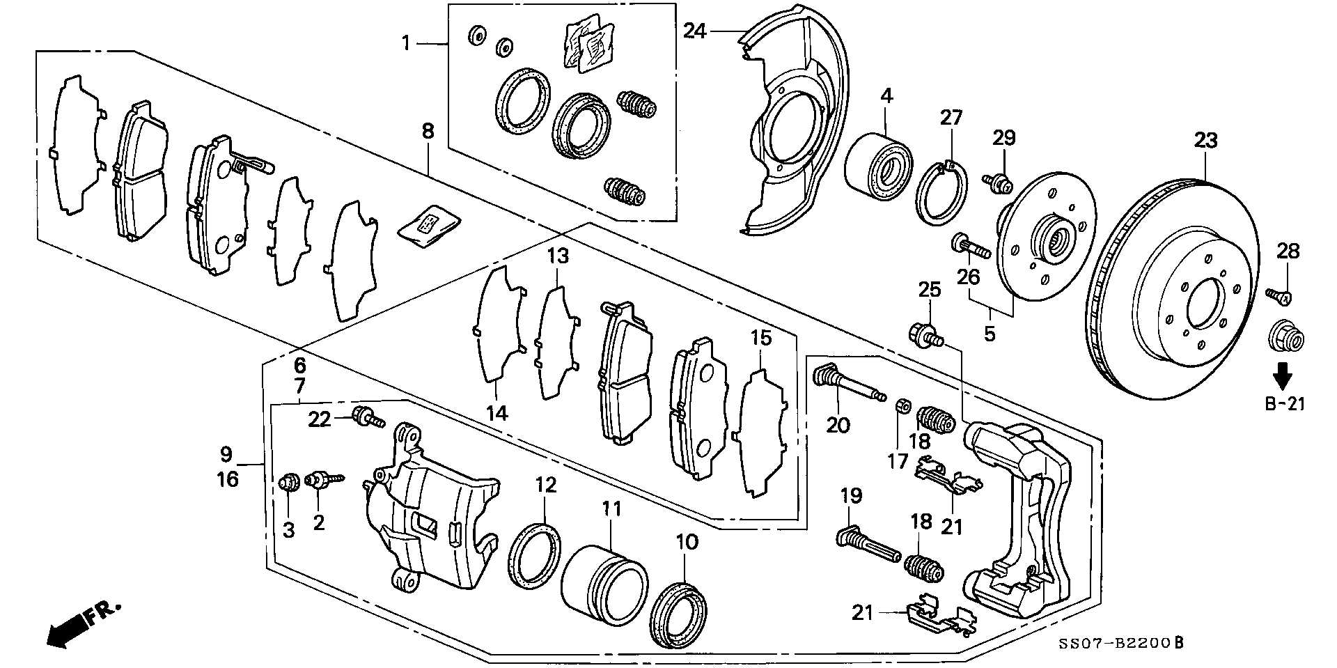 Daihatsu 45251 SS0 000 - Тормозной диск unicars.by