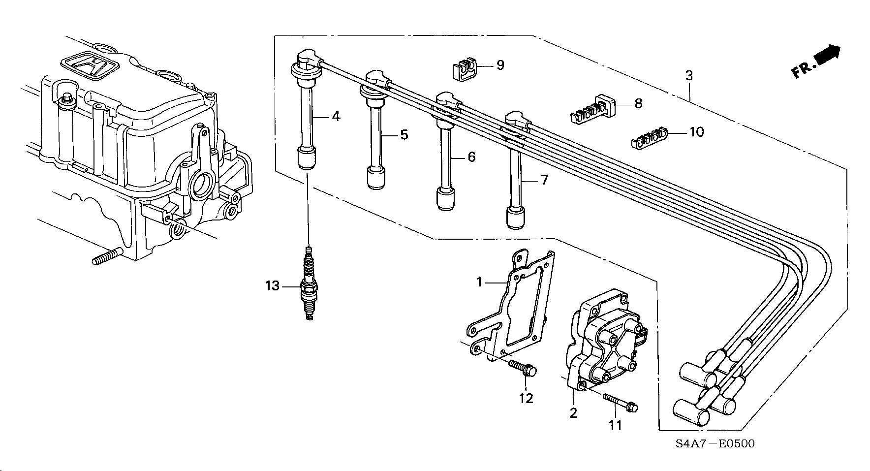 Honda 30520-PDF-E01 - Катушка зажигания unicars.by