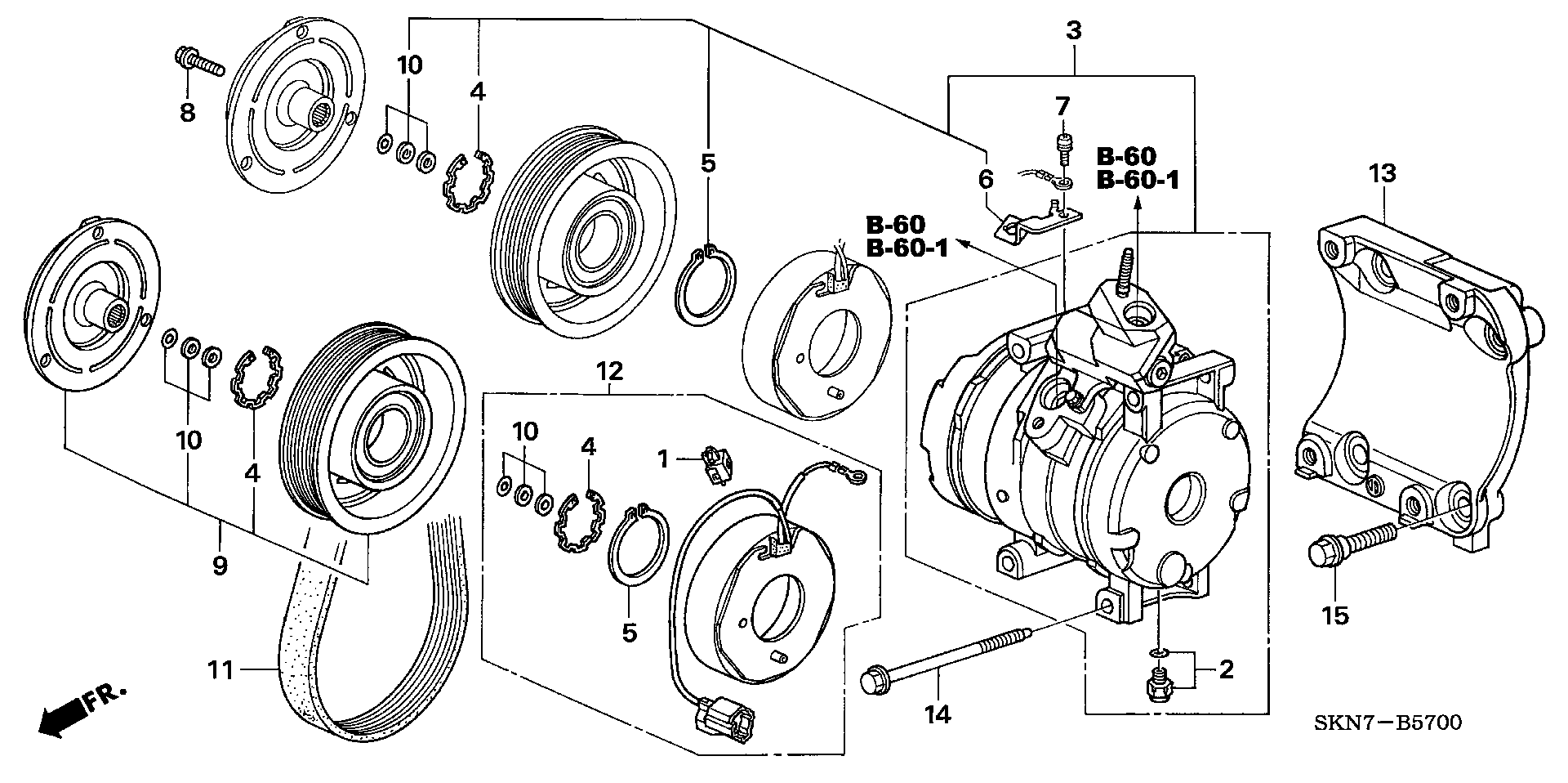 Honda 38920-RBD-E01 - Поликлиновой ремень unicars.by