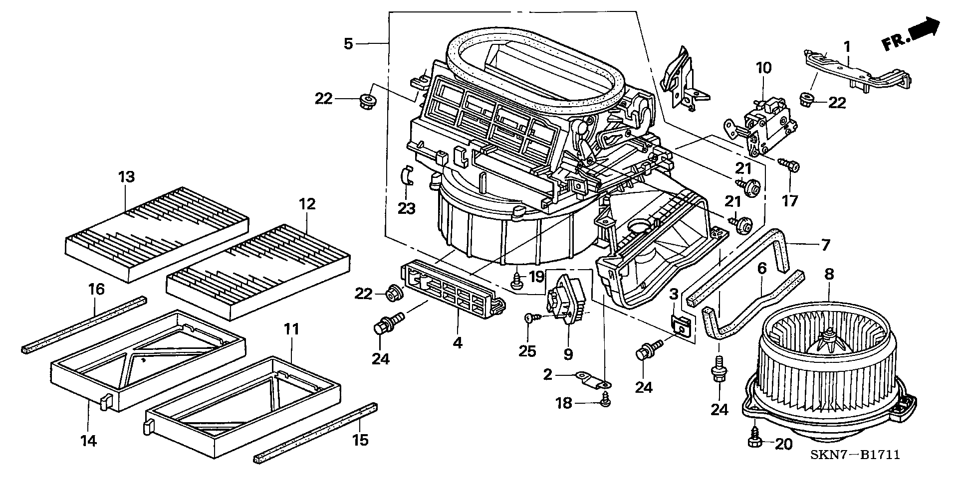 Honda 80291-SCA-E11 - Фильтр воздуха в салоне unicars.by