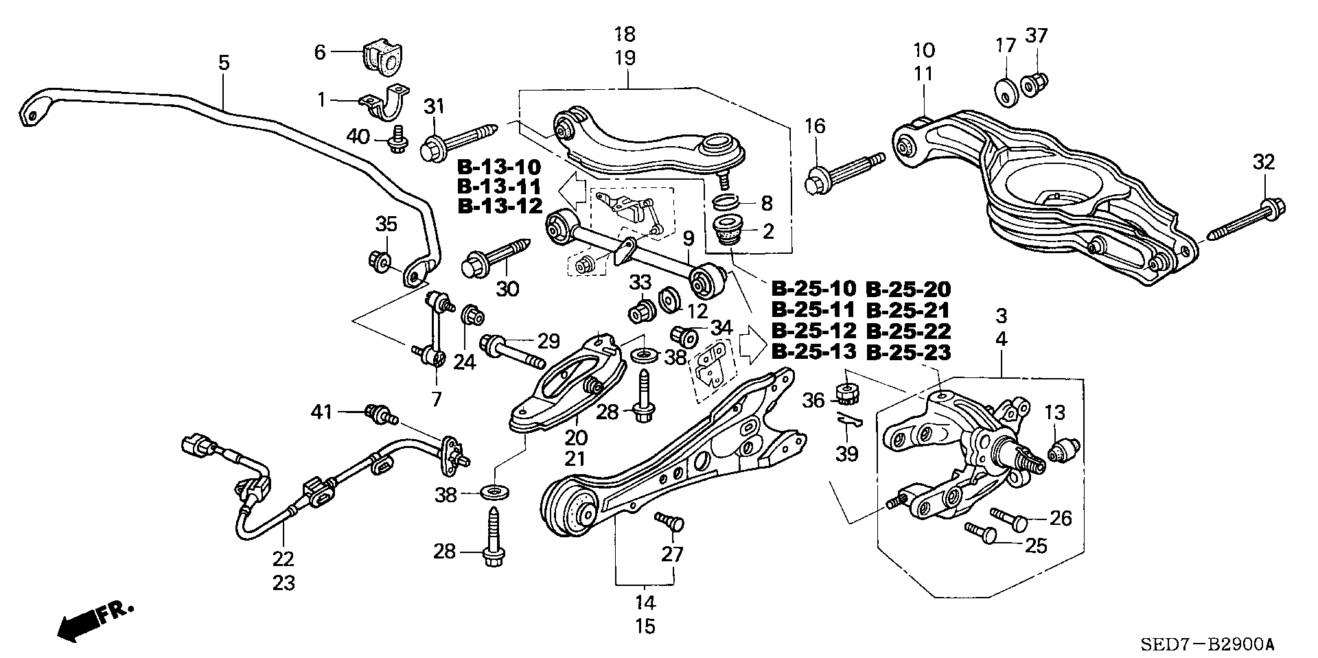 Honda 52320-SED-003 - Тяга / стойка, стабилизатор unicars.by