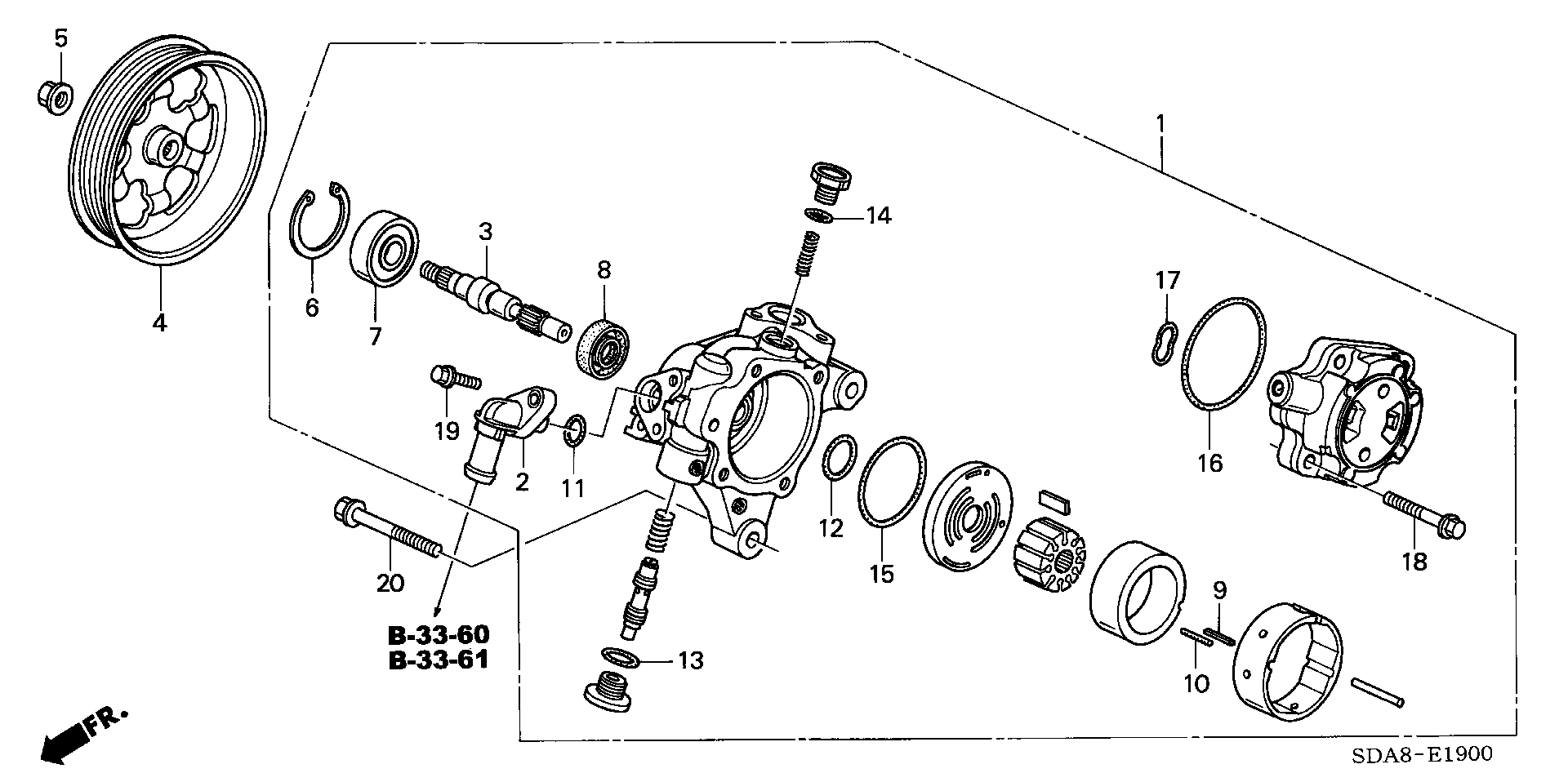 Honda 91048-P2A-003 - Комплект подшипника ступицы колеса unicars.by