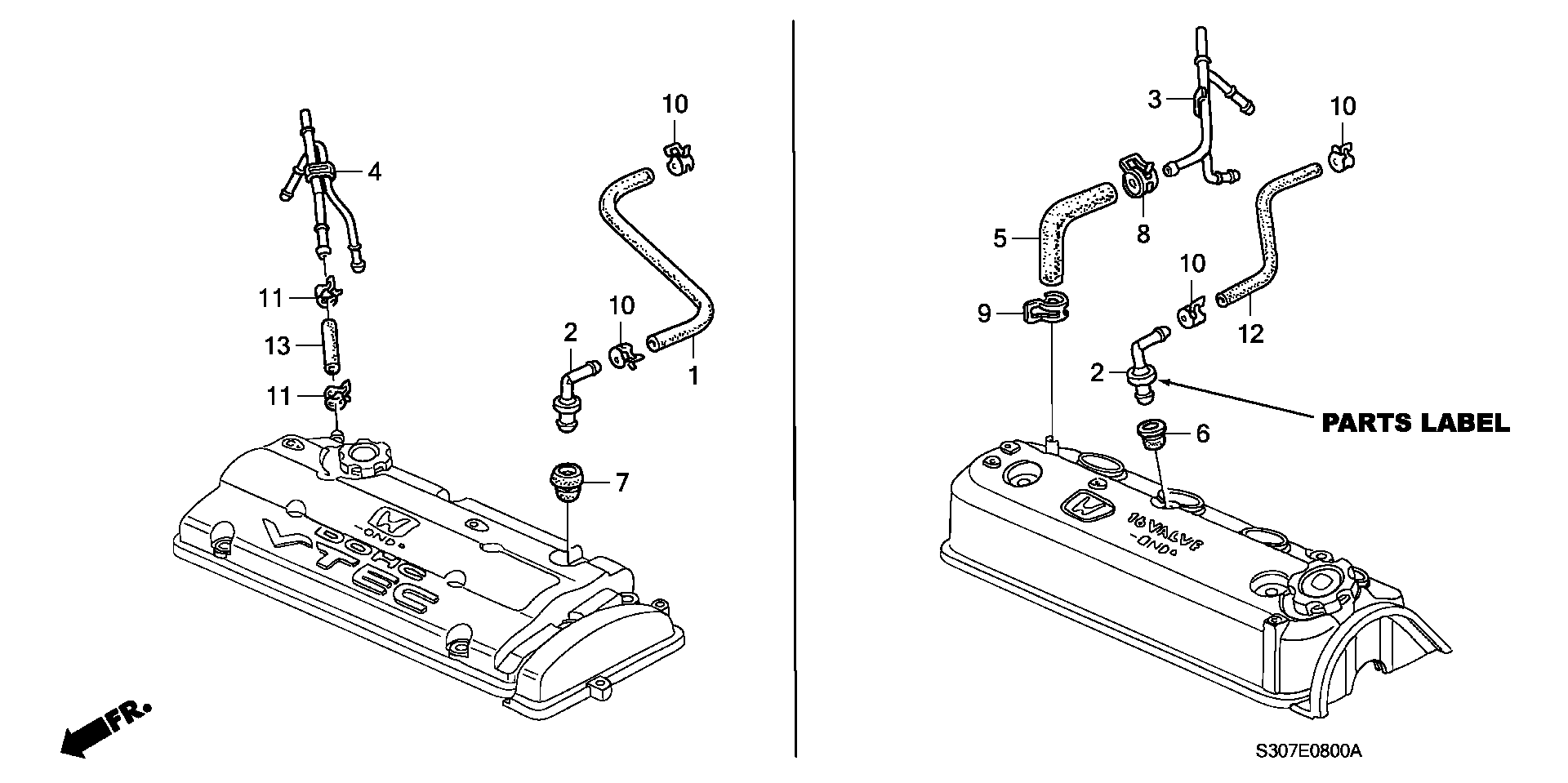 Honda 95002-41300-04 - CLAMP, TUBE (D13) unicars.by