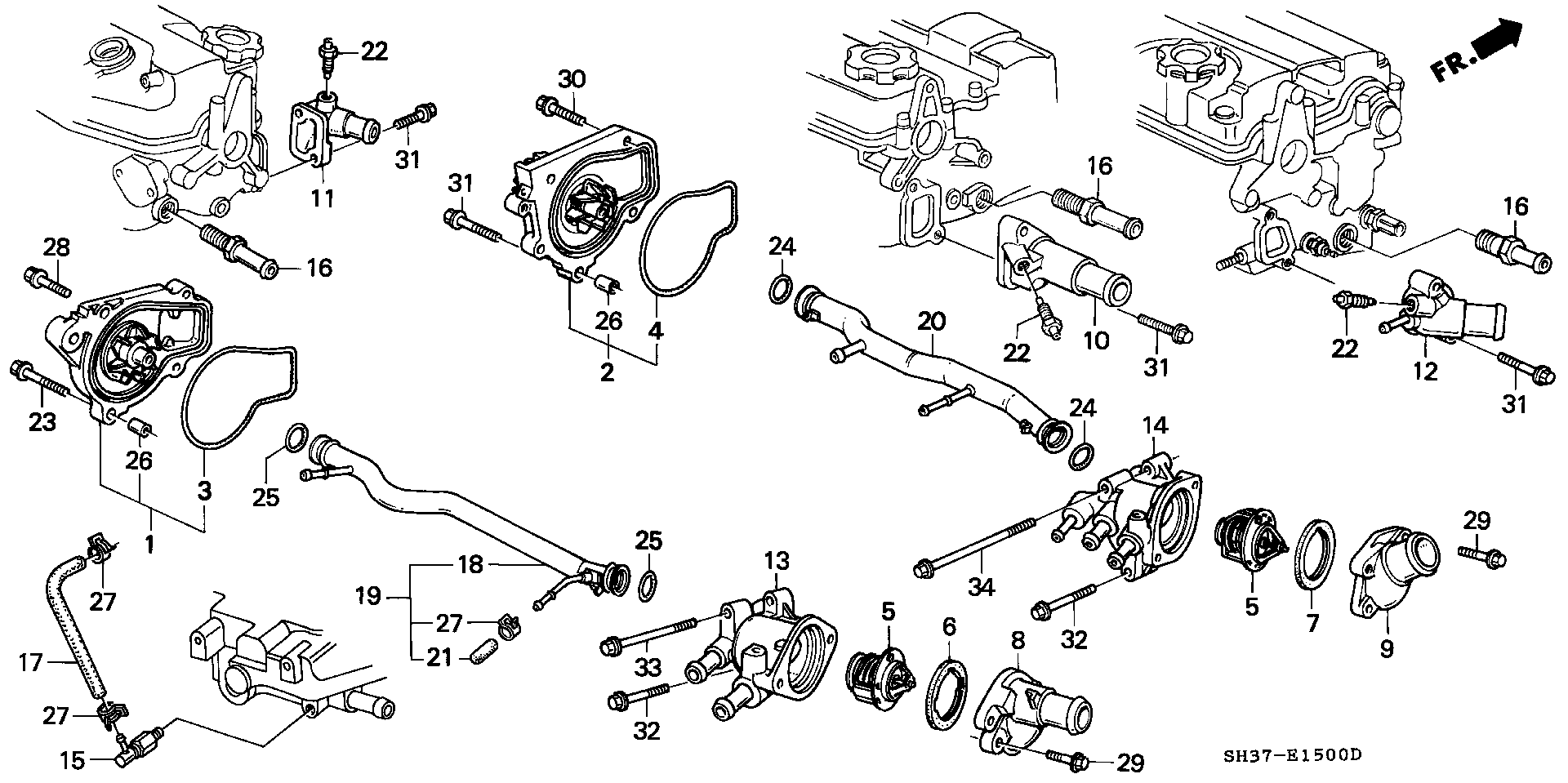 Rover 19300-PM3-003 - Термостат охлаждающей жидкости / корпус unicars.by