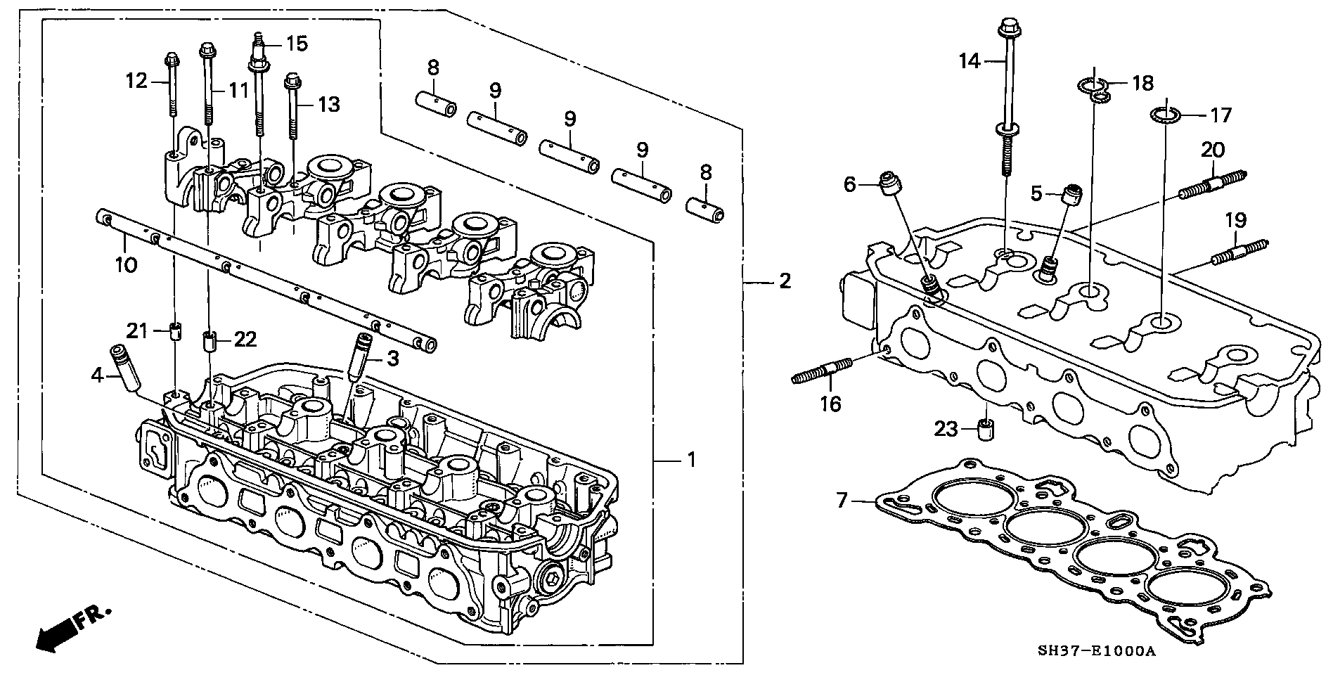 Honda 12211-PJ7-004 - Уплотнительное кольцо, стержень клапана unicars.by