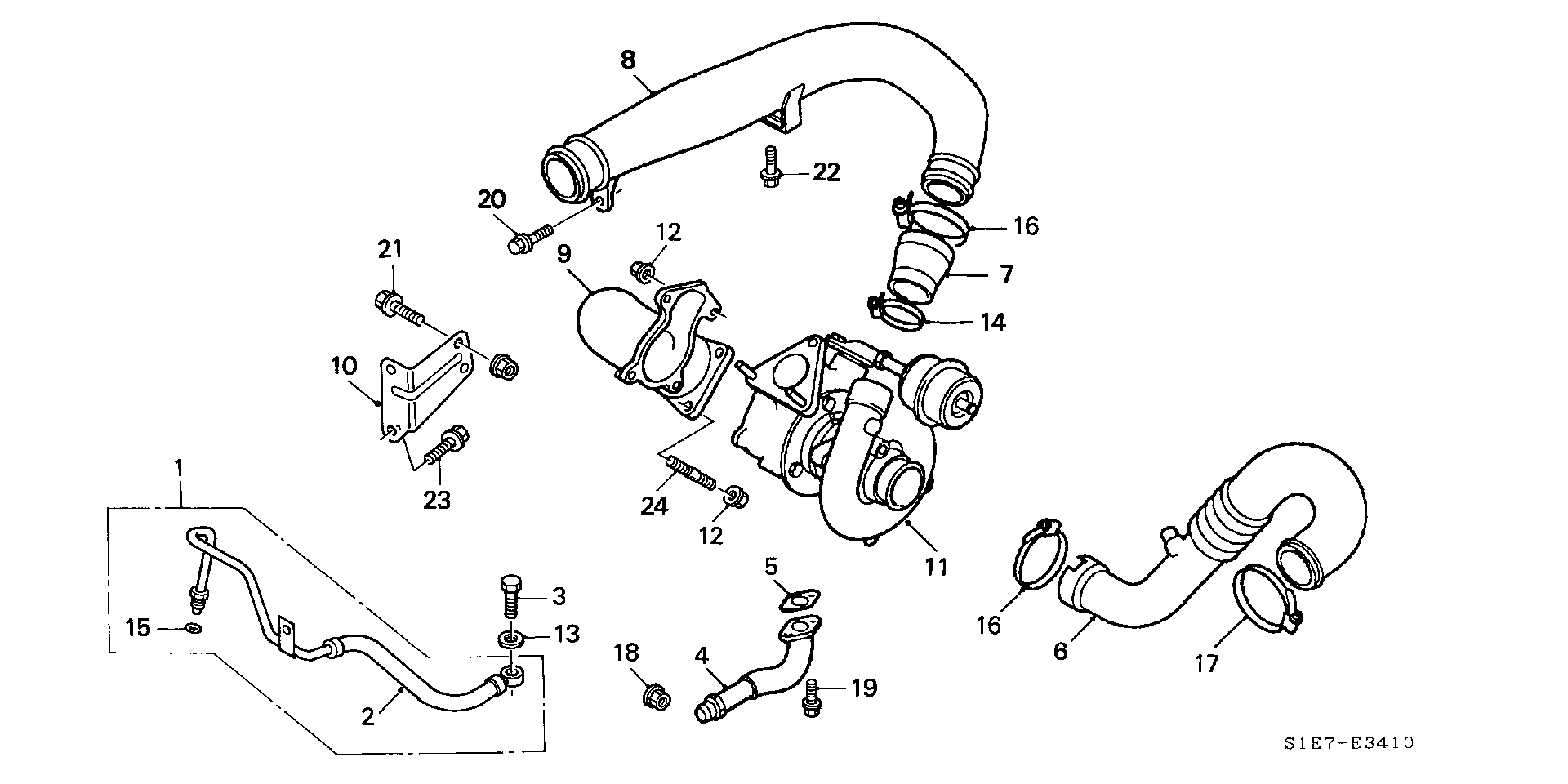 Honda 18900P5TG01 - Турбина, компрессор unicars.by