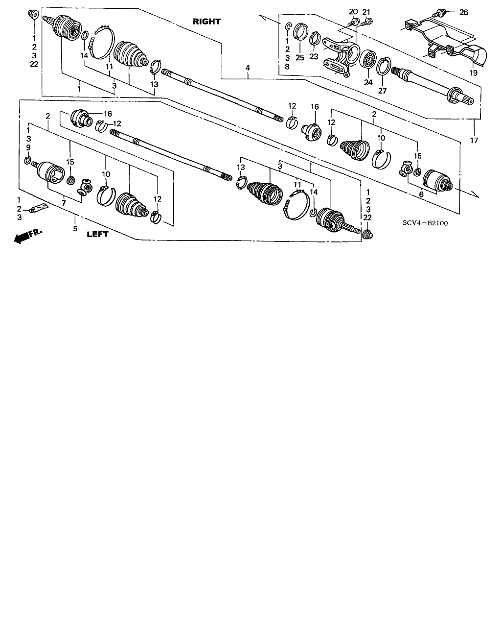 Honda 90305-SD4-003 - Комплект подшипника ступицы колеса unicars.by