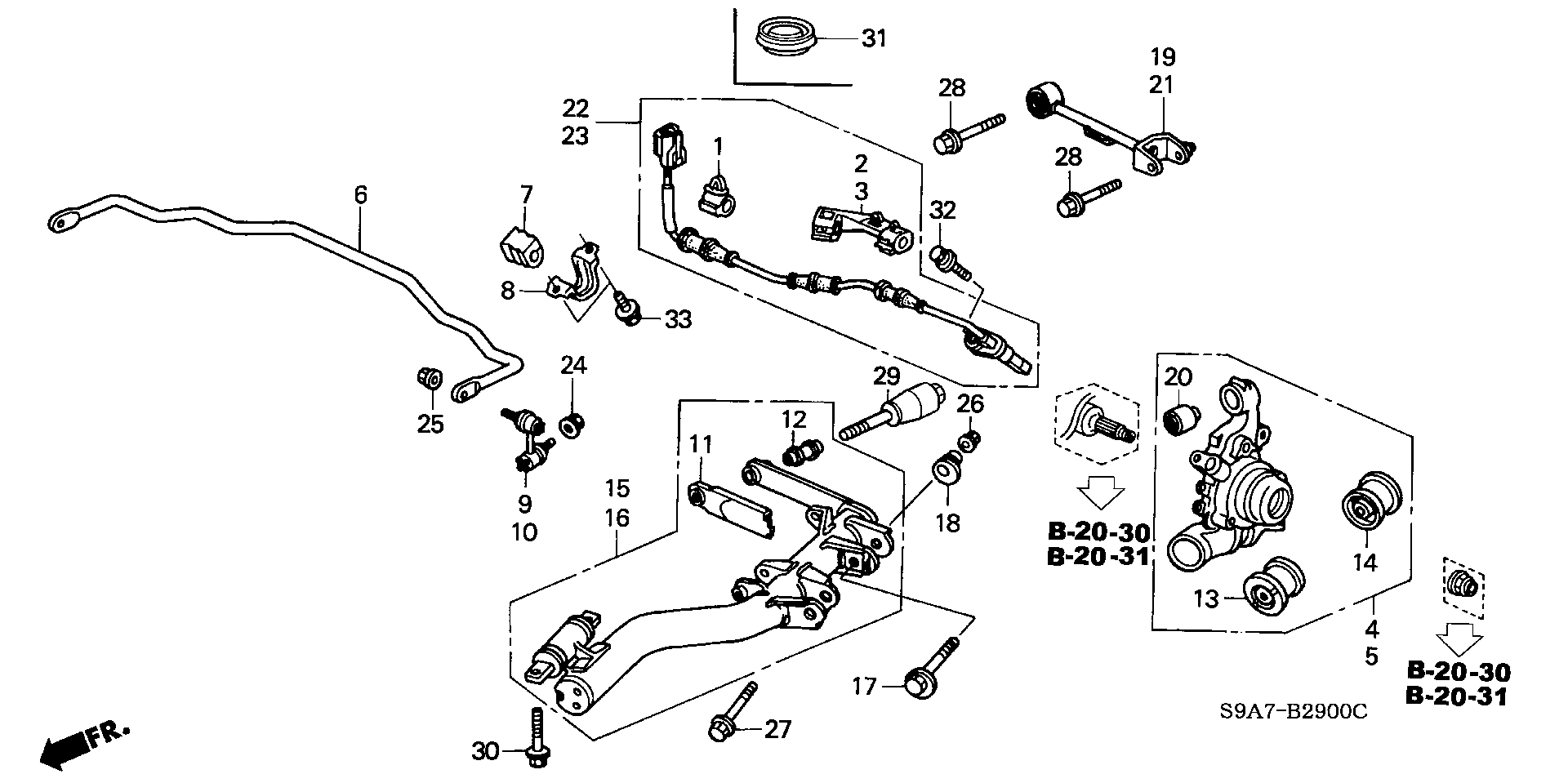 Honda 52390-S9A-981 - Рычаг подвески колеса unicars.by