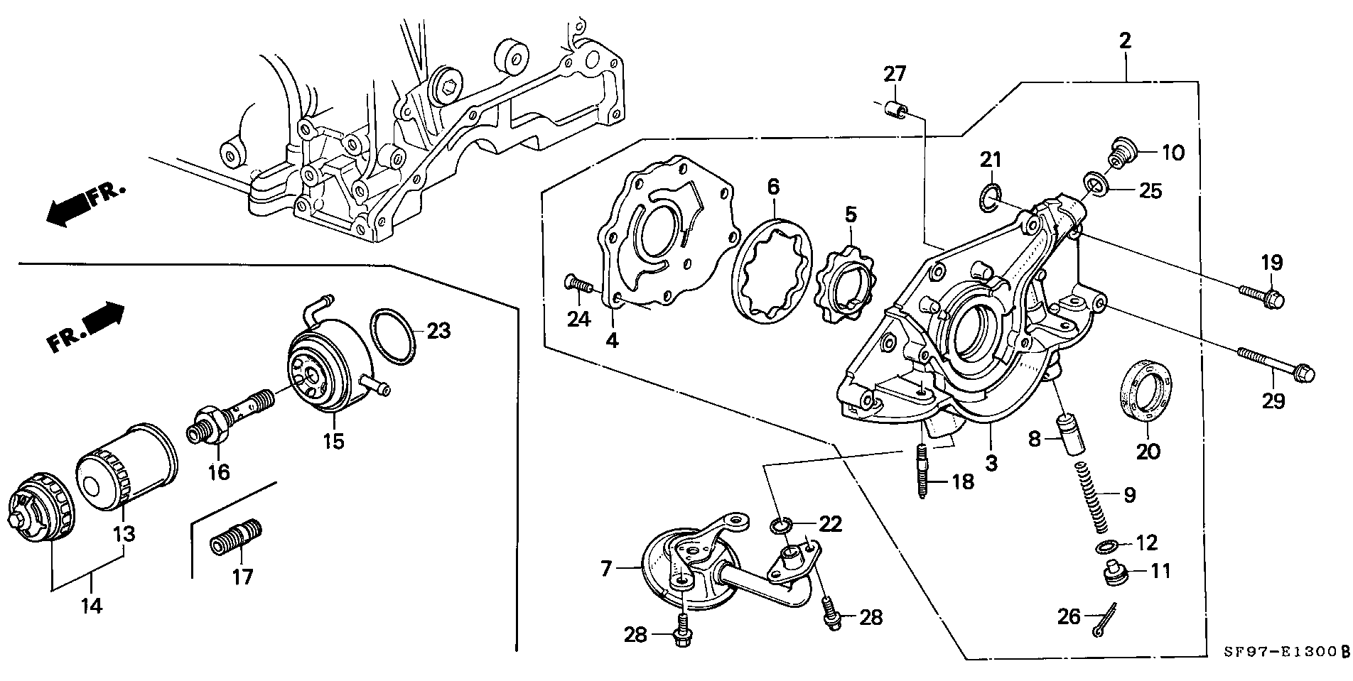 Honda 15400PR3305 - Масляный фильтр unicars.by