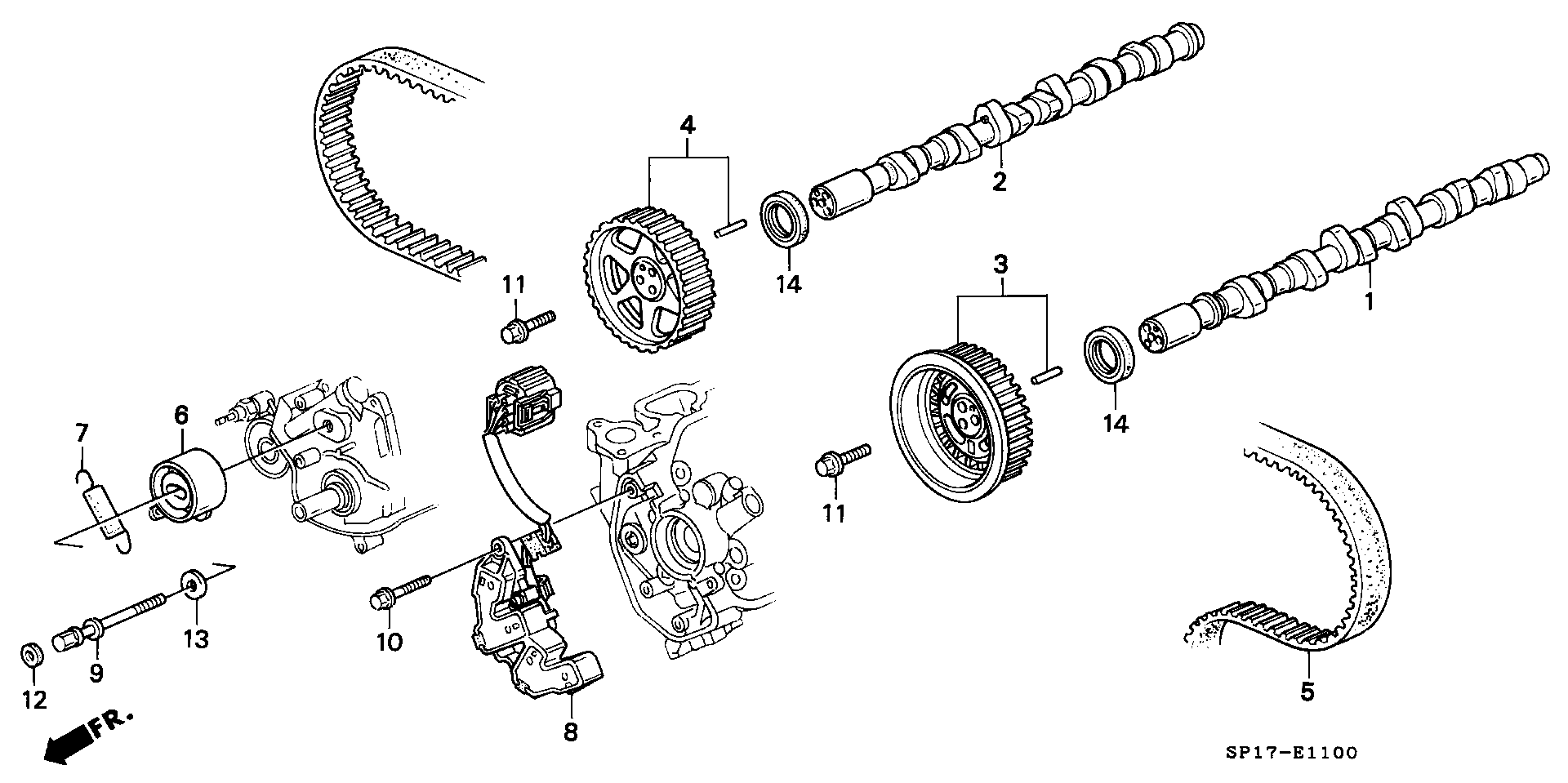 Honda 91213PY3003 - Распредвал unicars.by