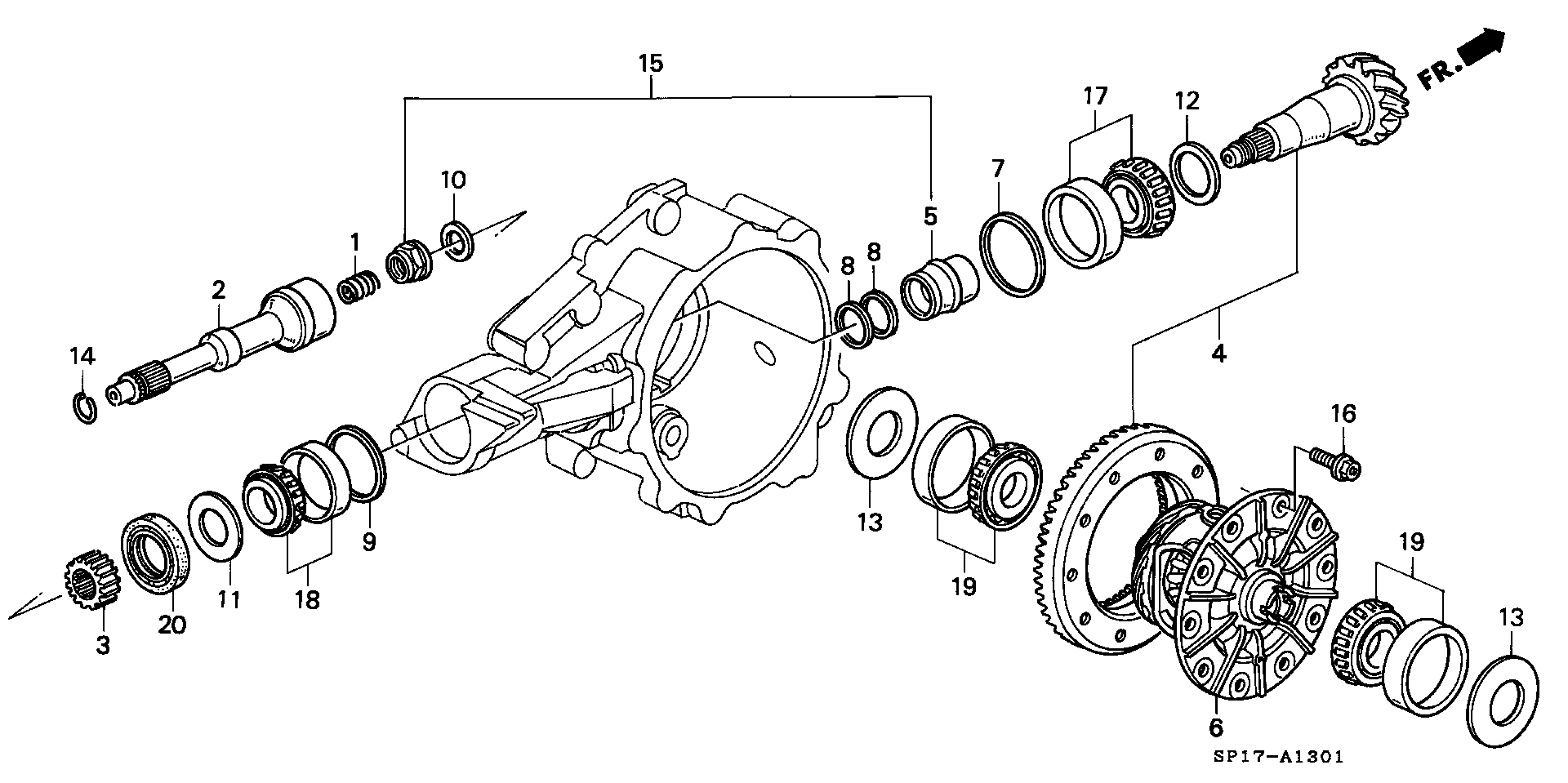 Honda 91007PY4003 - Подшипник ступицы колеса unicars.by