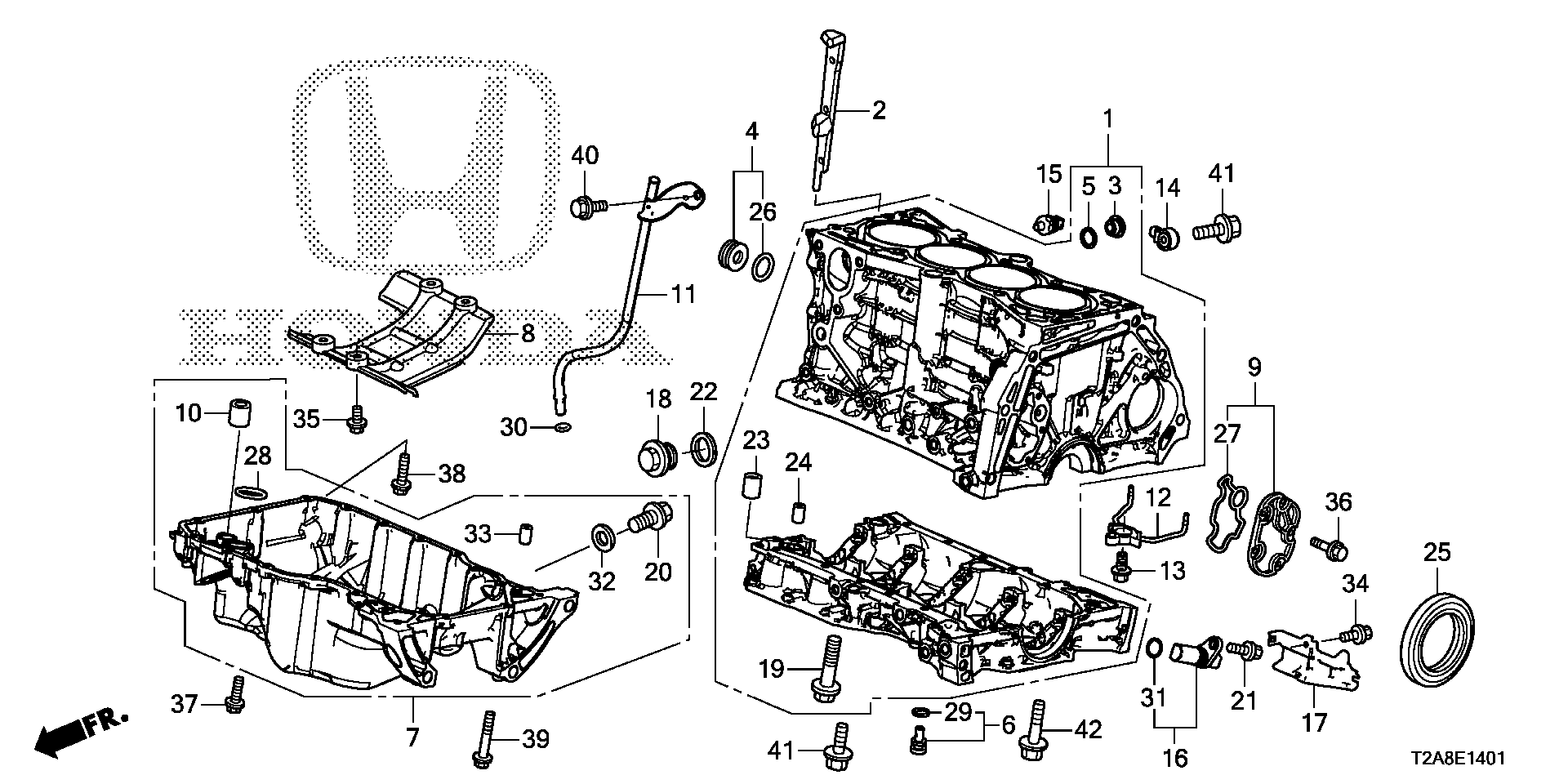 Honda 91214-5A2-A01 - Уплотняющее кольцо, коленчатый вал unicars.by