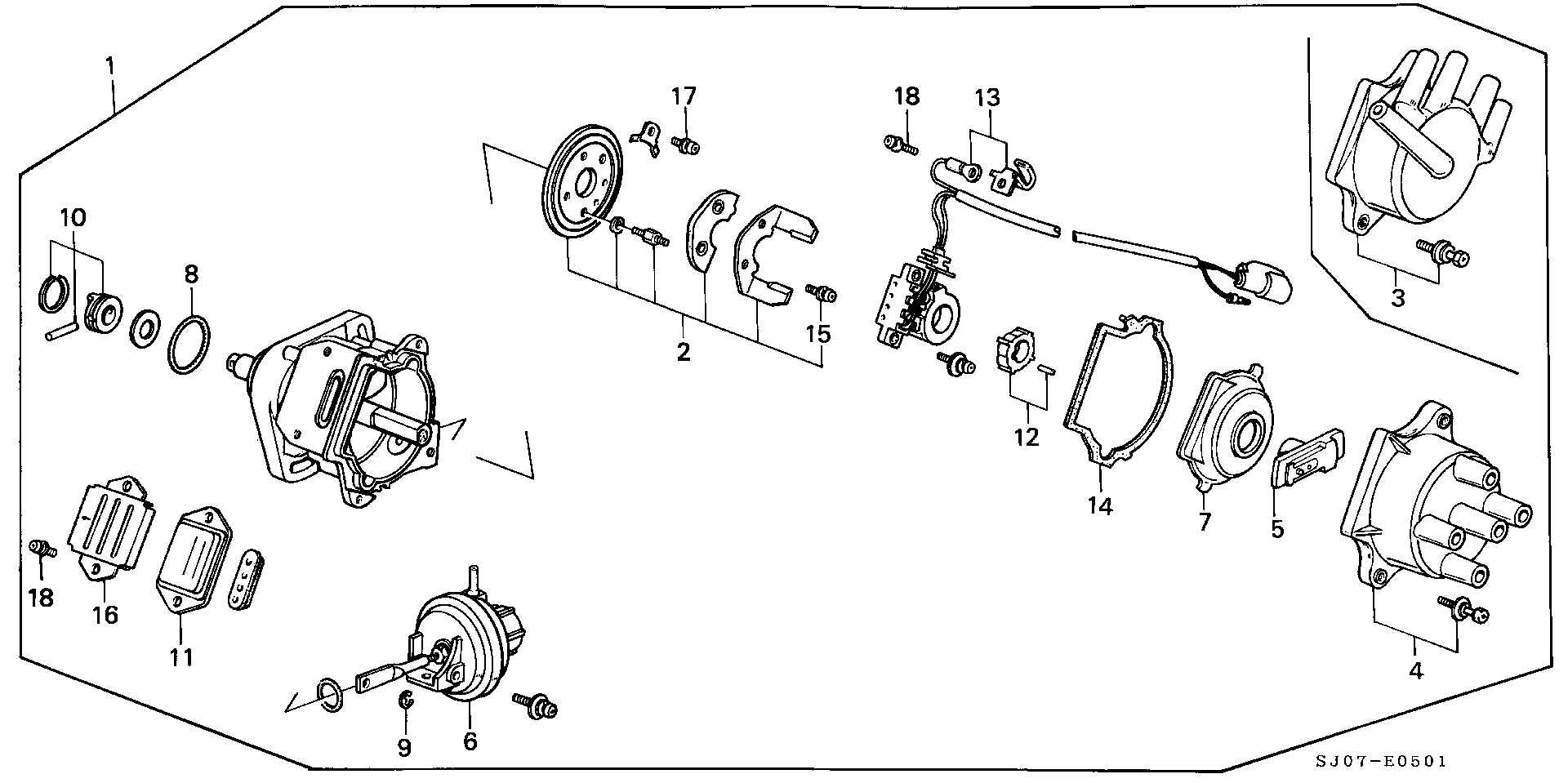 Honda 30103-PA1-733 - Бегунок распределителя зажигани unicars.by