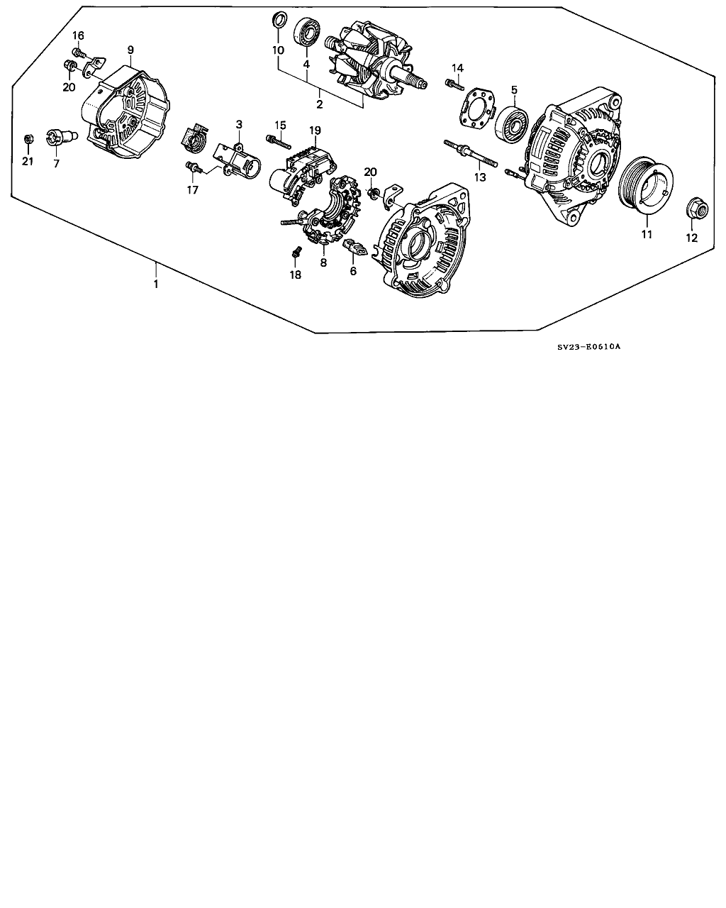 Honda 31101-PV1-A01 - Ротор, генератор unicars.by