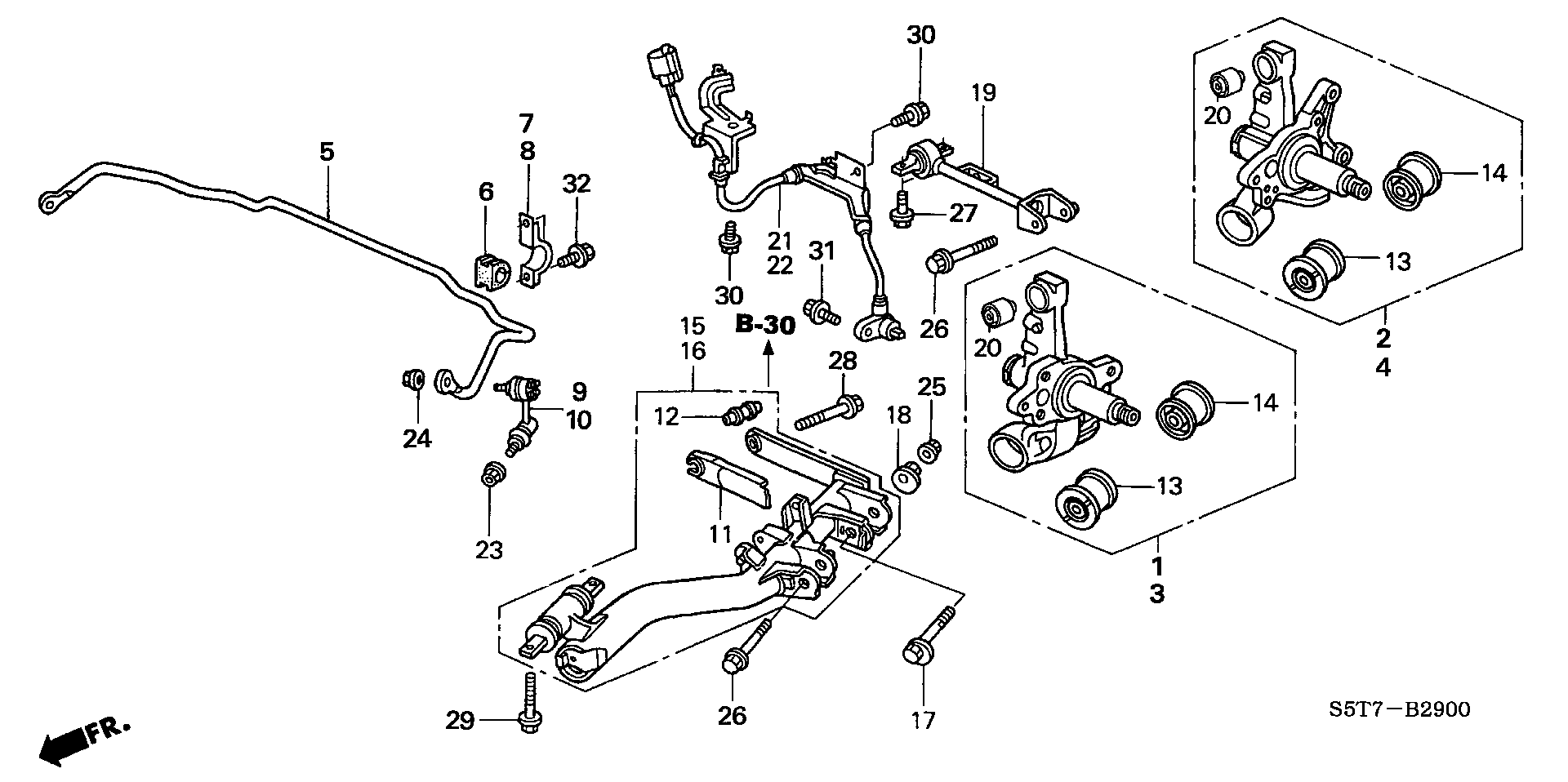 Honda 52321-S5T-J01 - Тяга / стойка, стабилизатор unicars.by