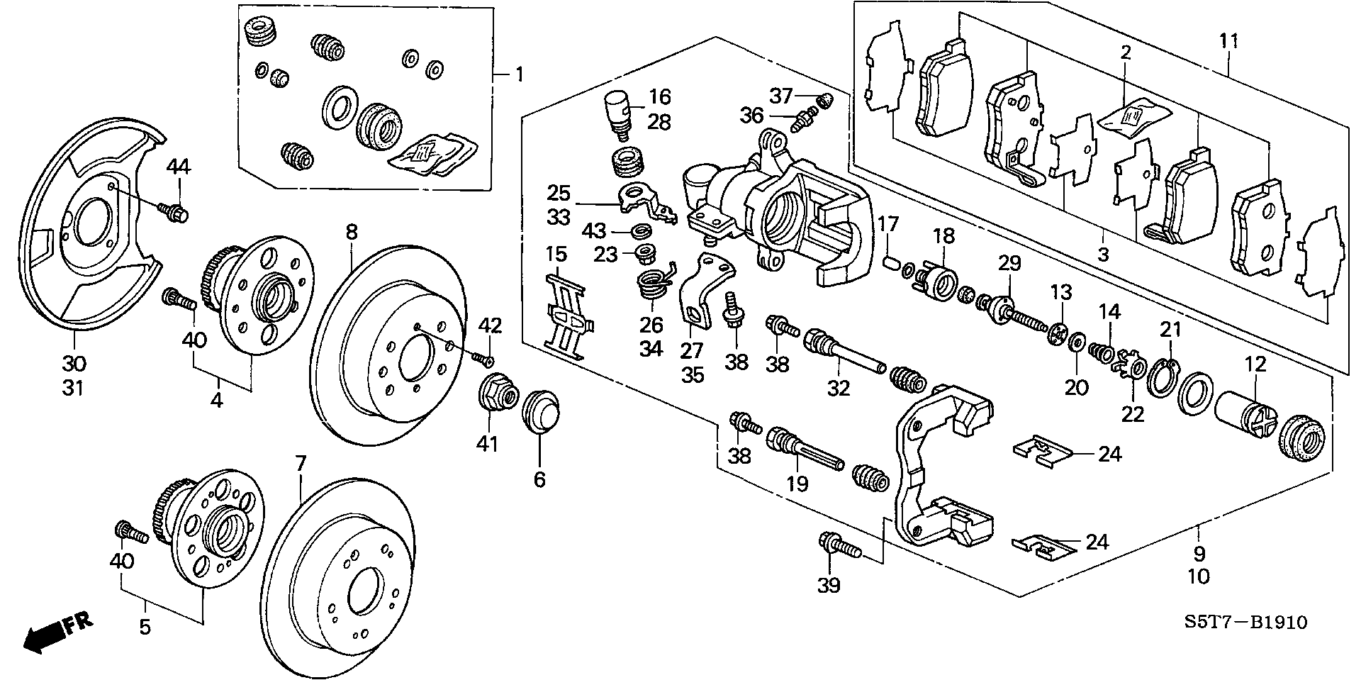 Honda 90305-S30-003 - Комплект подшипника ступицы колеса unicars.by