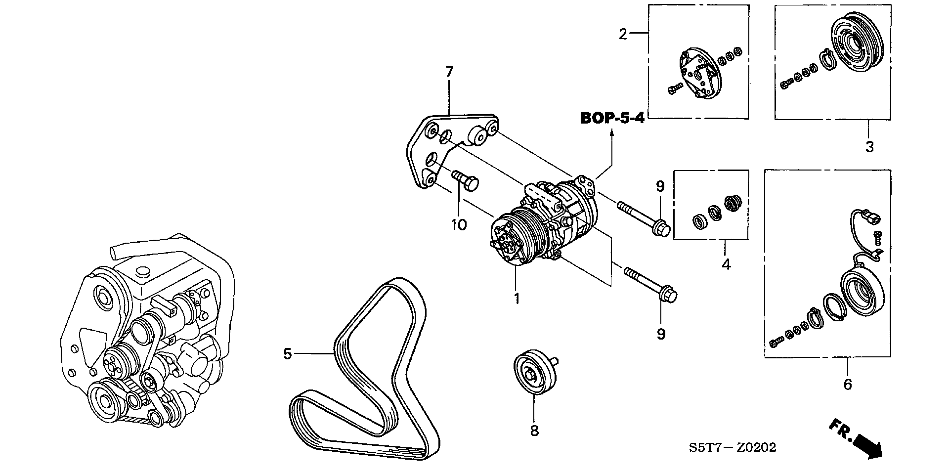 Honda 38940-PLZ-D00 - Ролик, поликлиновый ремень unicars.by